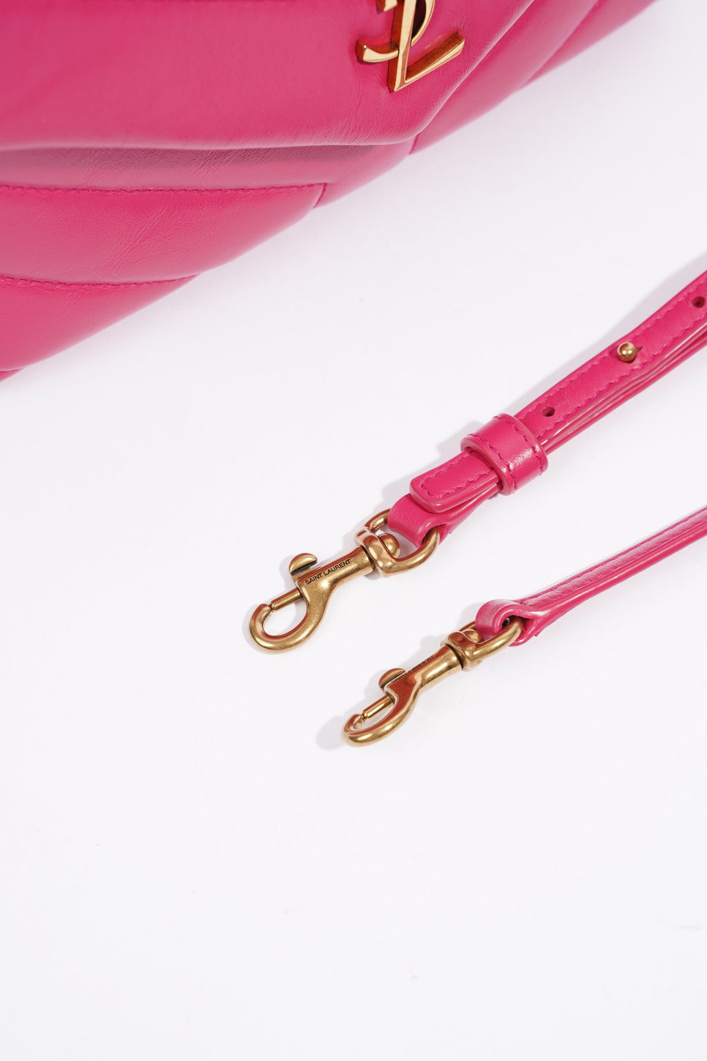 Saint Laurent Toy LouLou Pink Leather