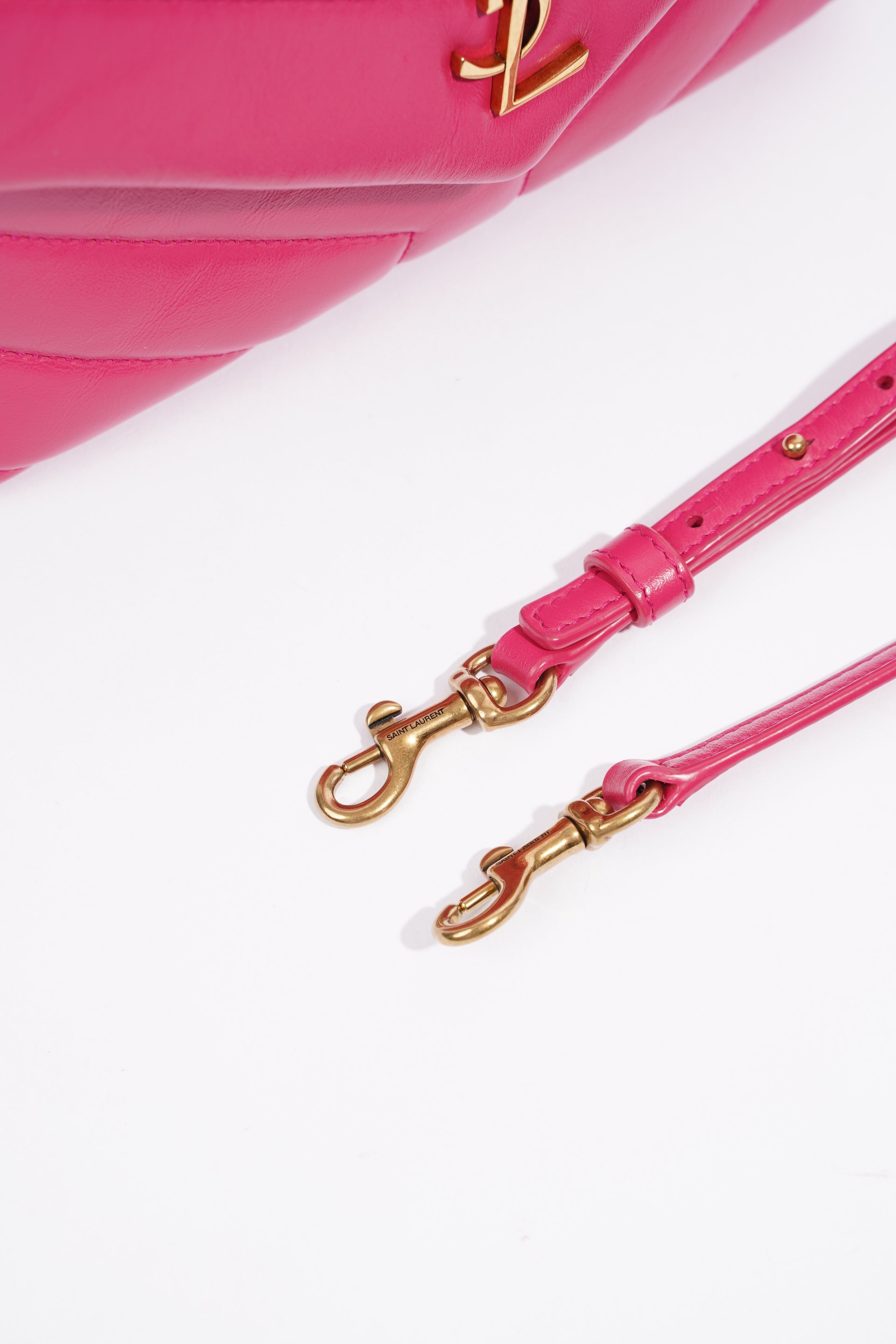 Saint Laurent Toy LouLou Pink Leather