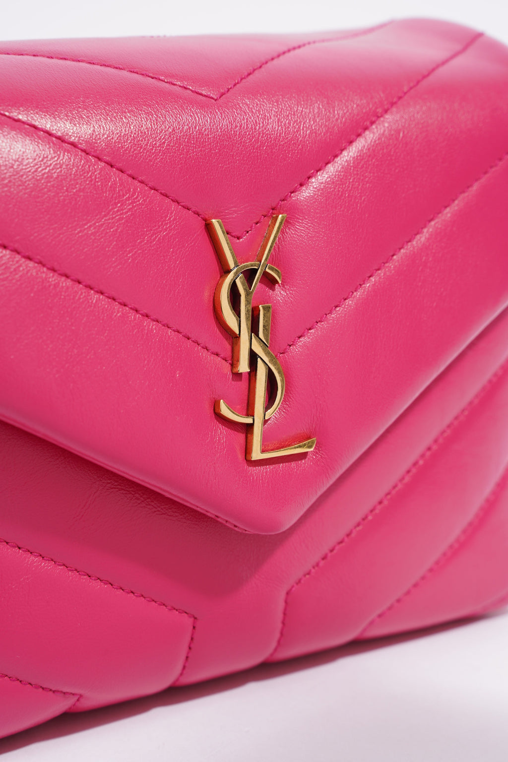 Saint Laurent Toy LouLou Pink Leather
