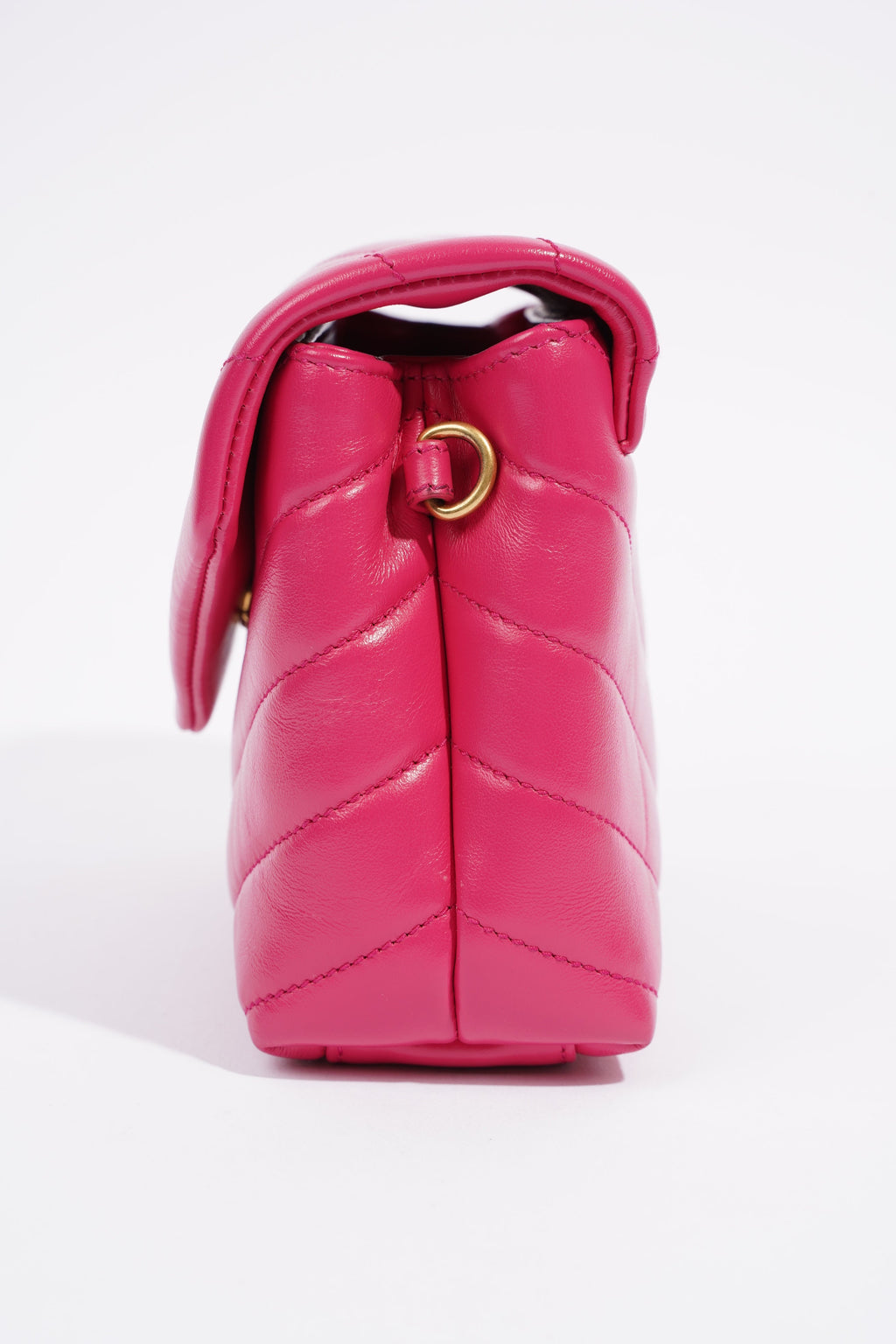 Saint Laurent Toy LouLou Pink Leather