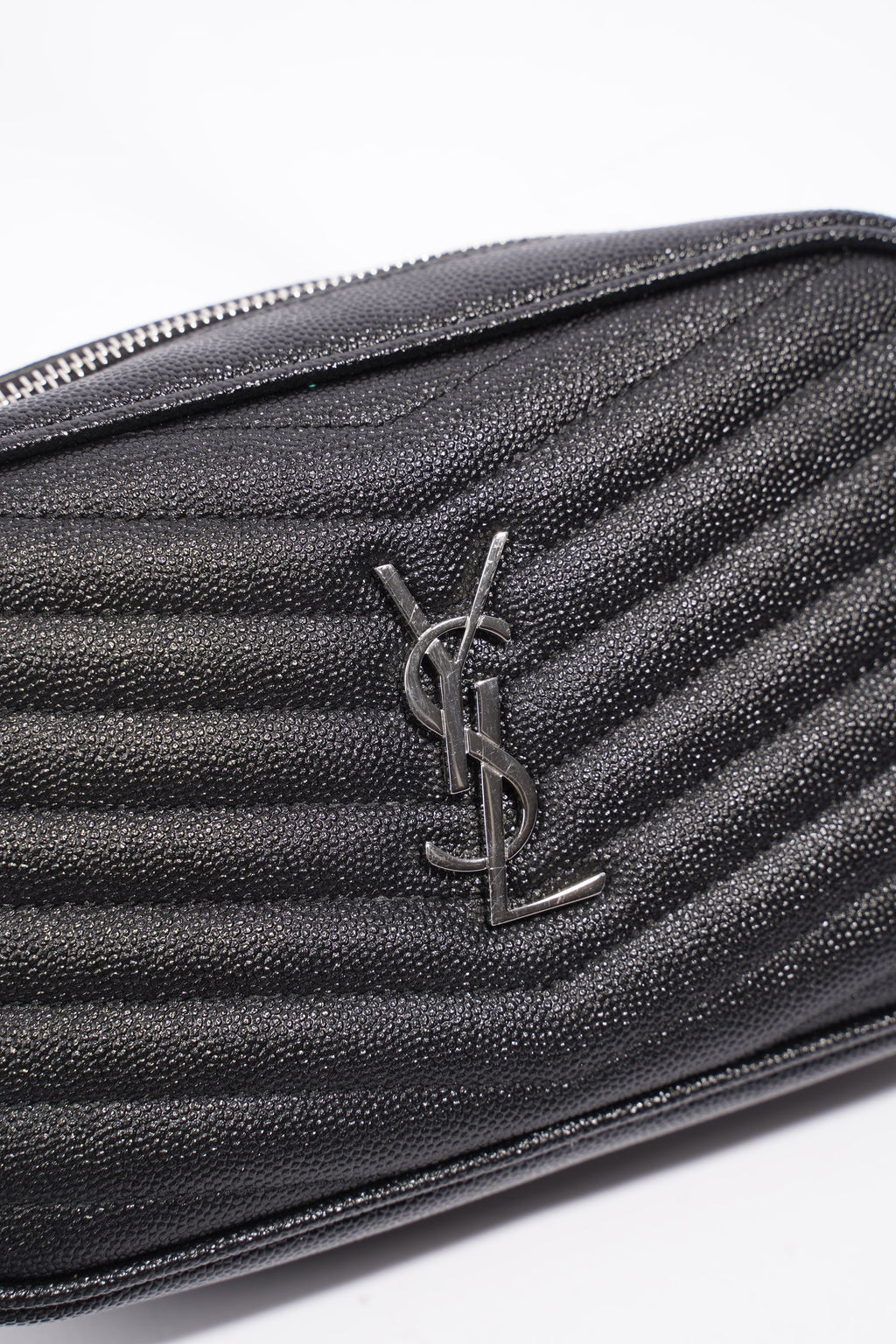 Saint Laurent Mini Lou Camera Bag Black Calfskin Leather