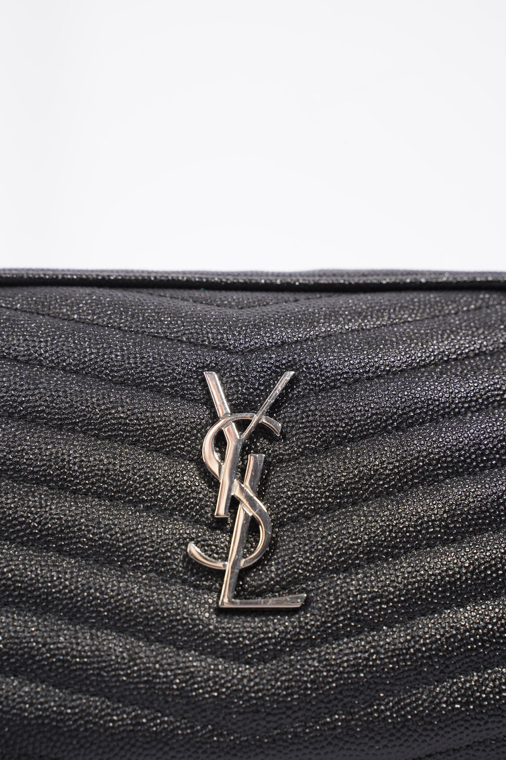 Saint Laurent Mini Lou Camera Bag Black Calfskin Leather