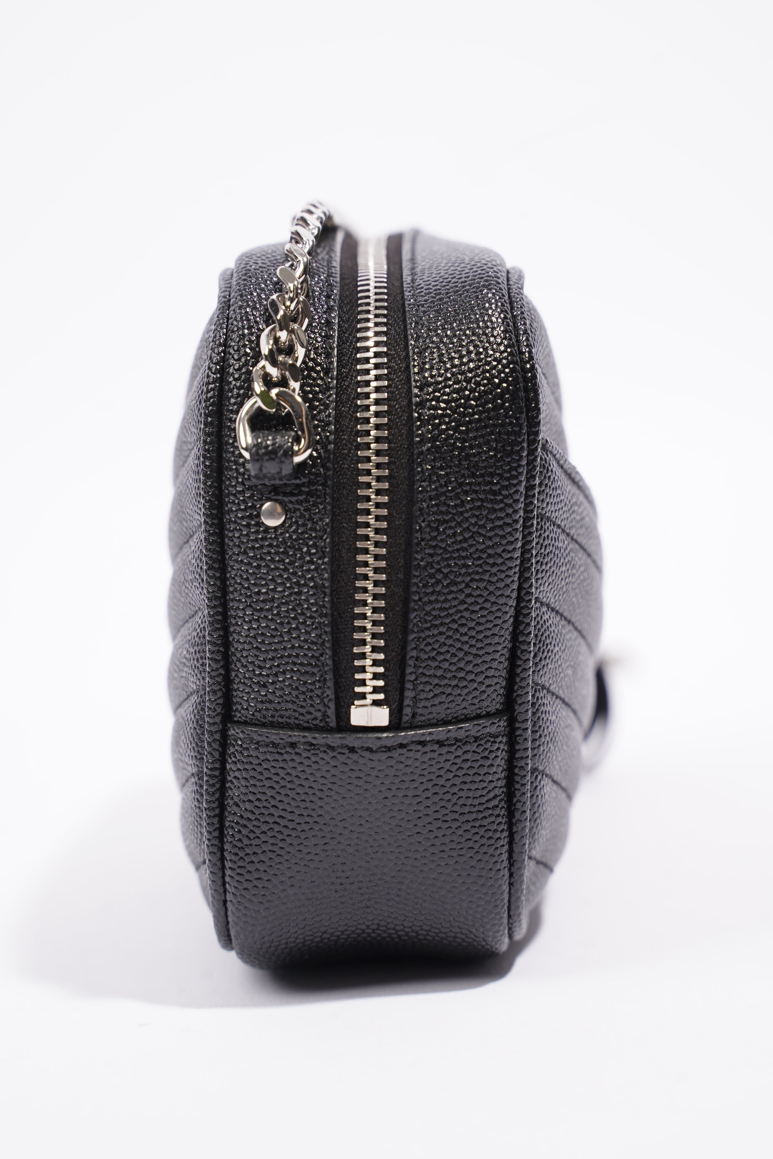 Saint Laurent Mini Lou Camera Bag Black Calfskin Leather