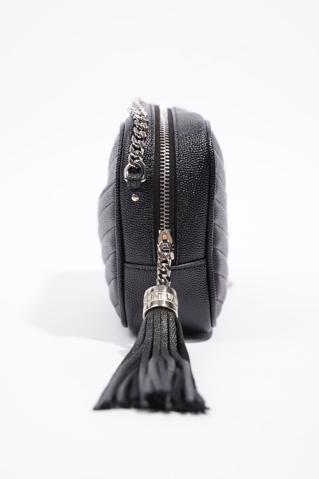 Saint Laurent Mini Lou Camera Bag Black Calfskin Leather
