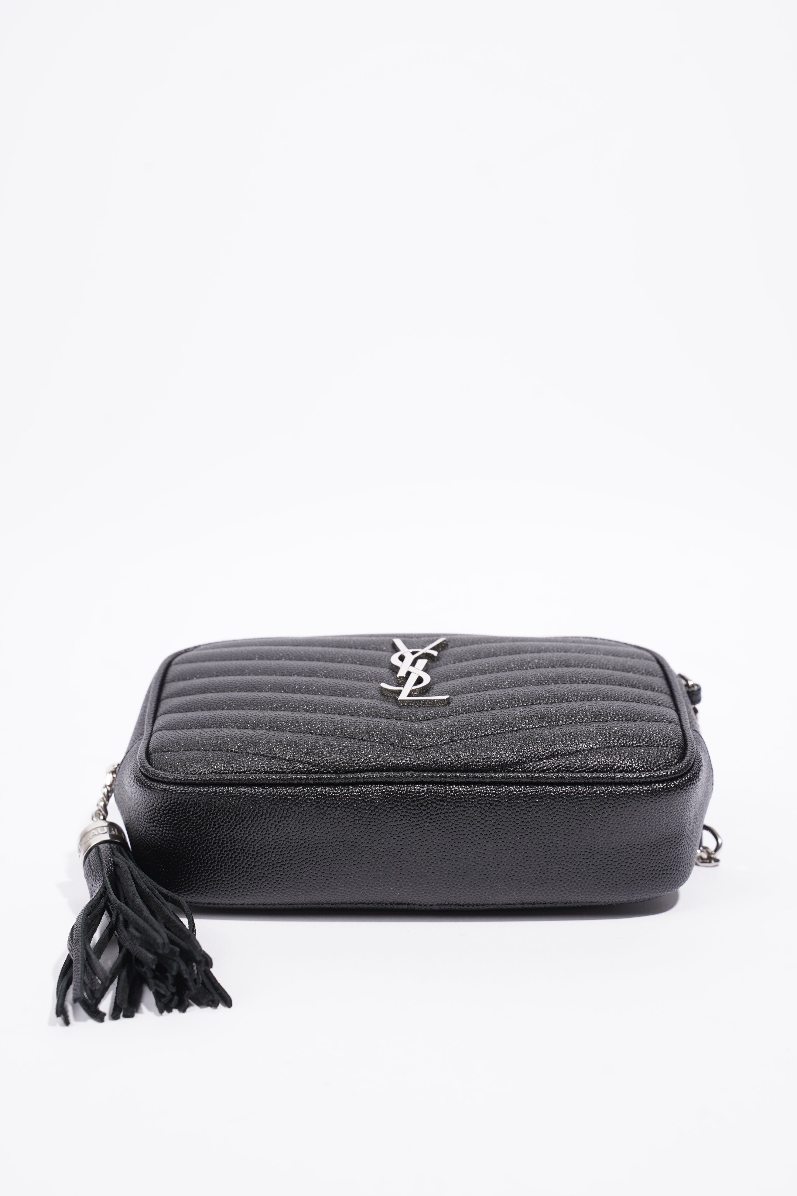 Saint Laurent Mini Lou Camera Bag Black Calfskin Leather