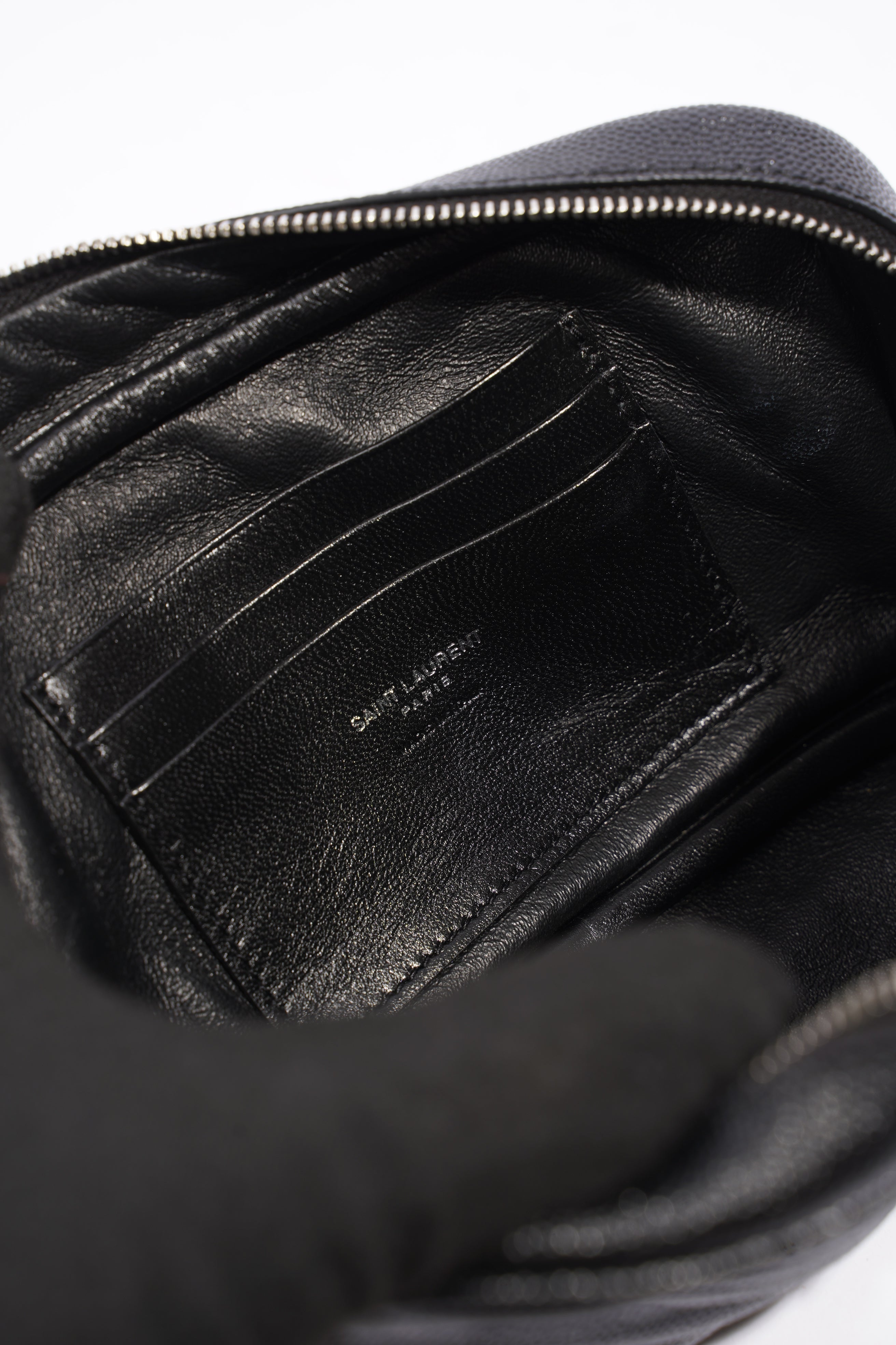 Saint Laurent Mini Lou Camera Bag Black Calfskin Leather