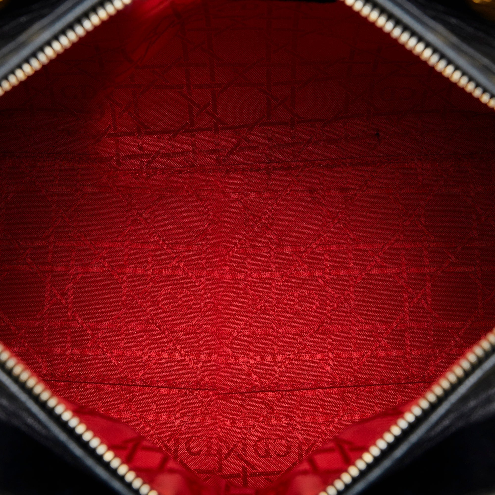 Dior Lady Dior Medium Black Cannage Quilted Leather