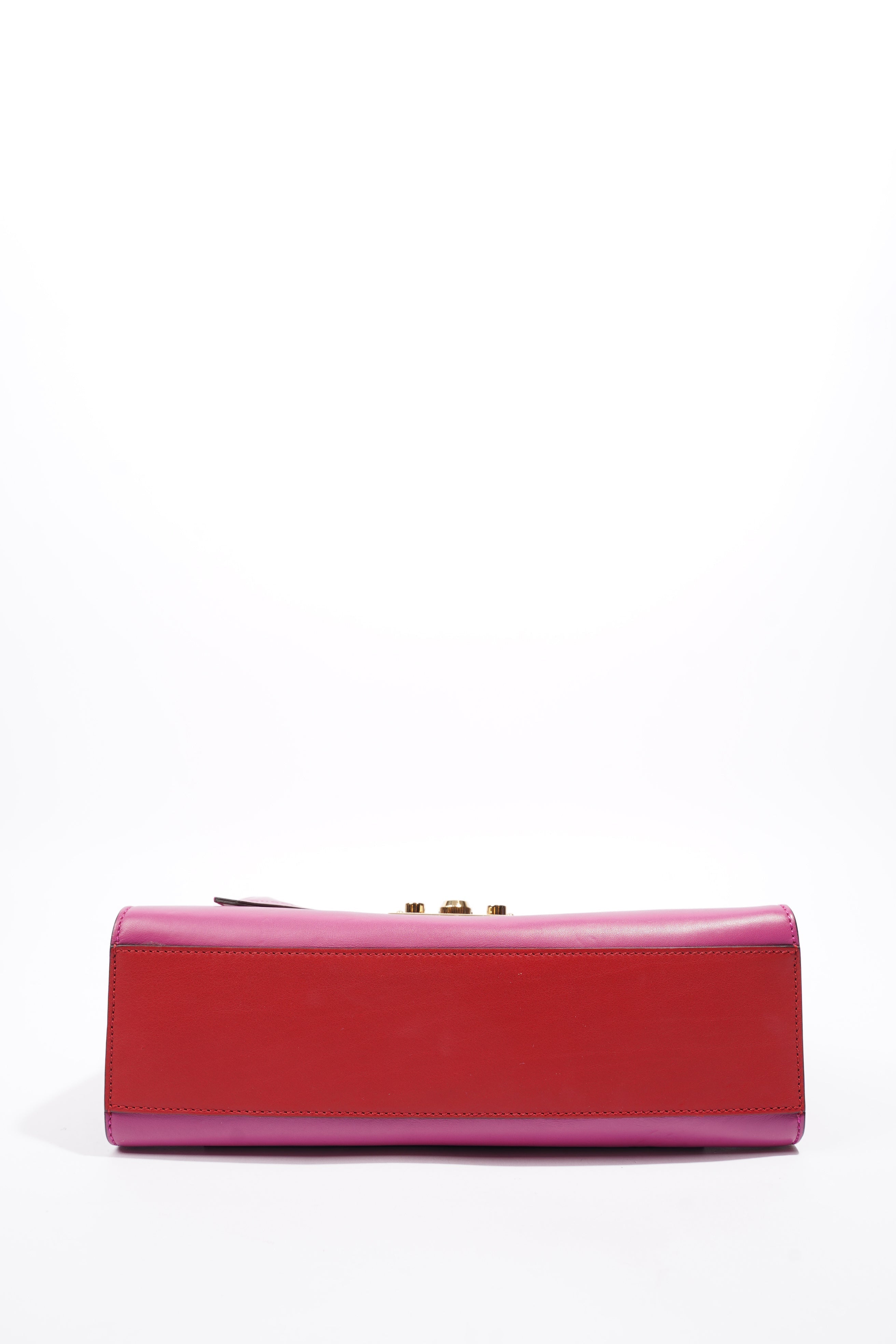 Gucci Padlock Pink / Red Leather