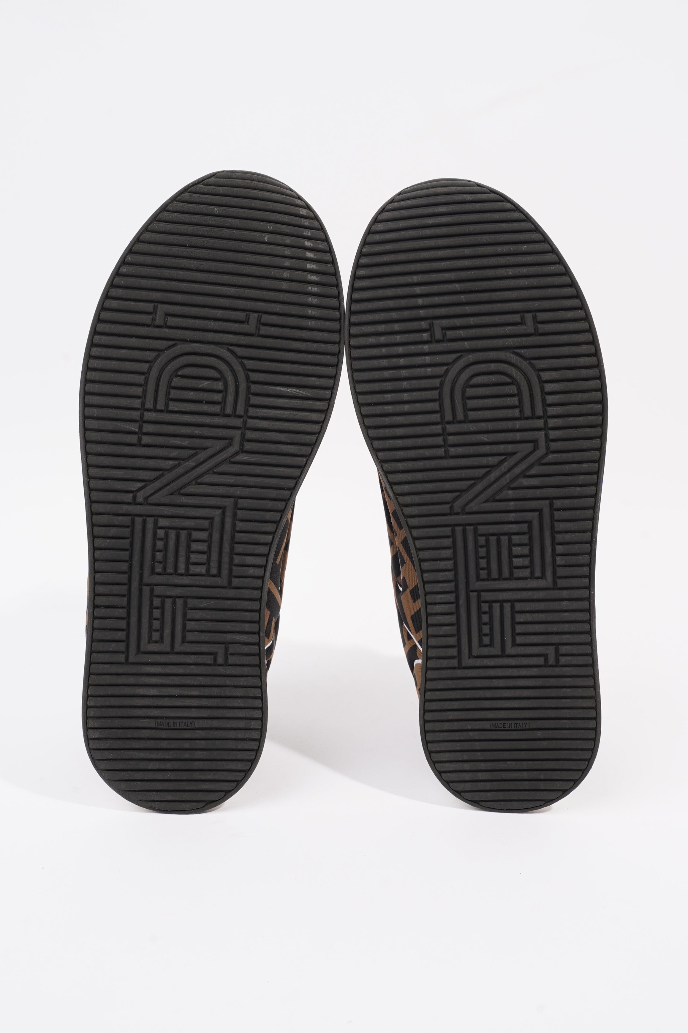 Fendi Freedom Black / Brown / White Neoprene EU 37 UK 4