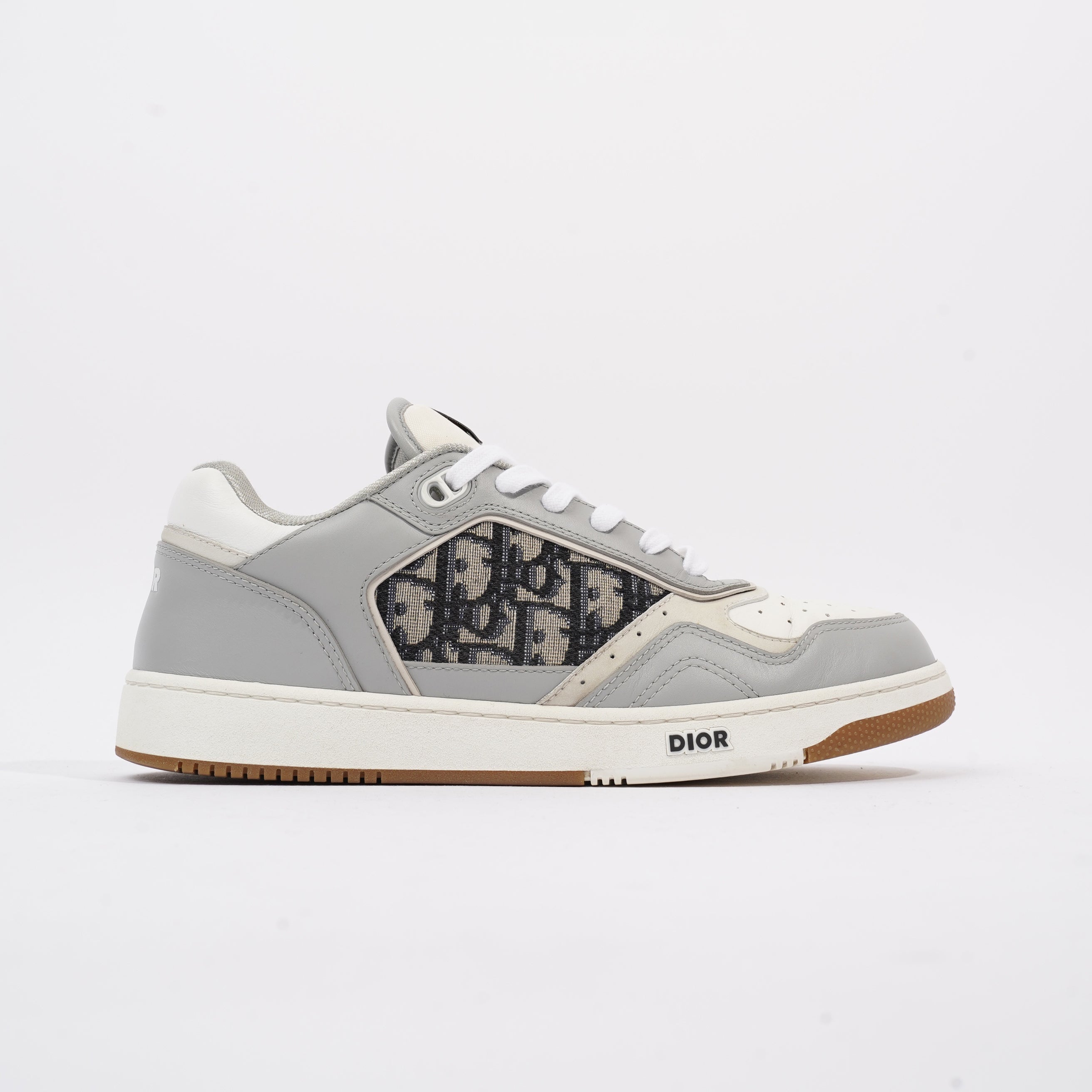 Christian Dior B27 Low-top White / Grey Leather EU 41 UK 7