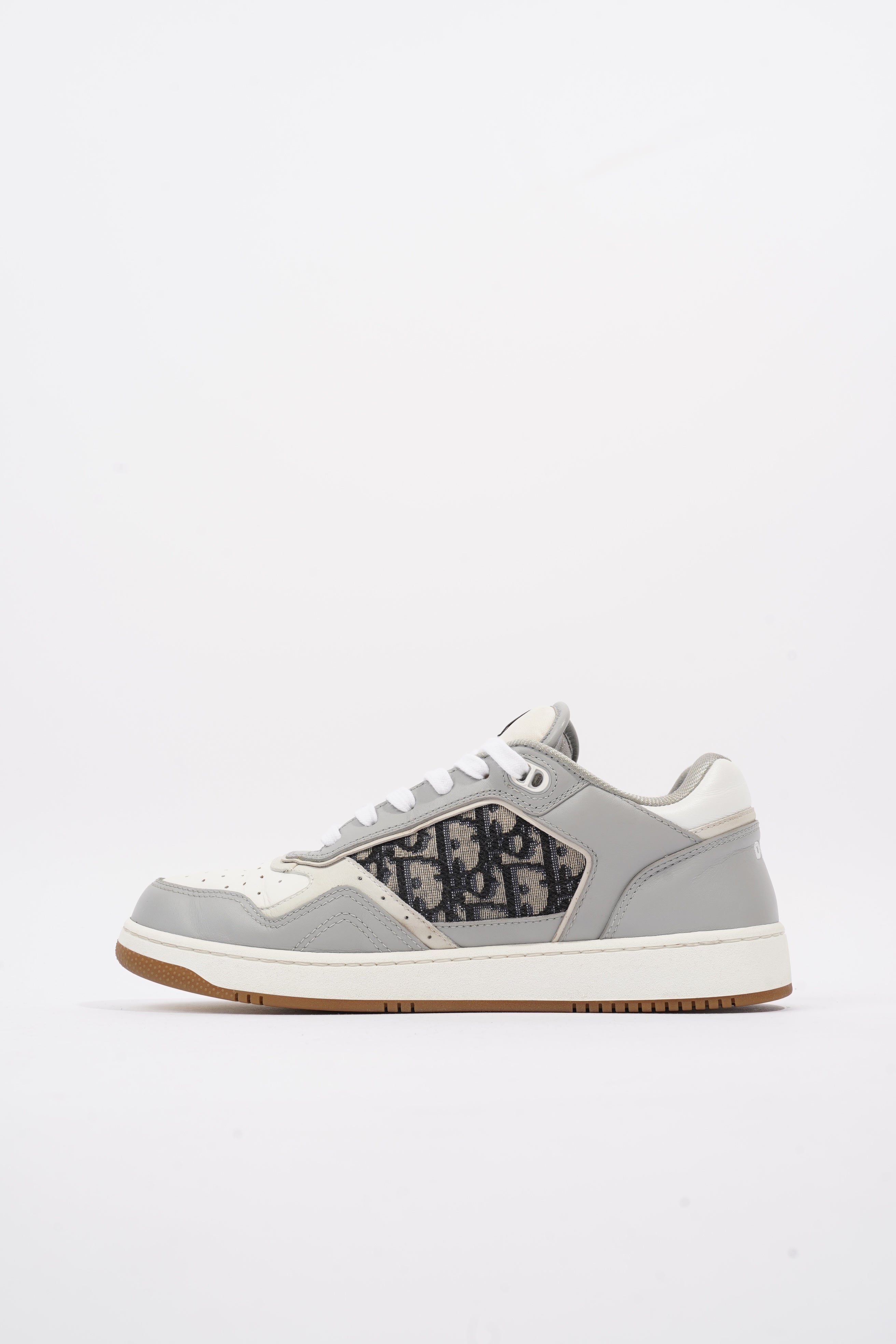 Christian Dior B27 Low-top White / Grey Leather EU 41 UK 7