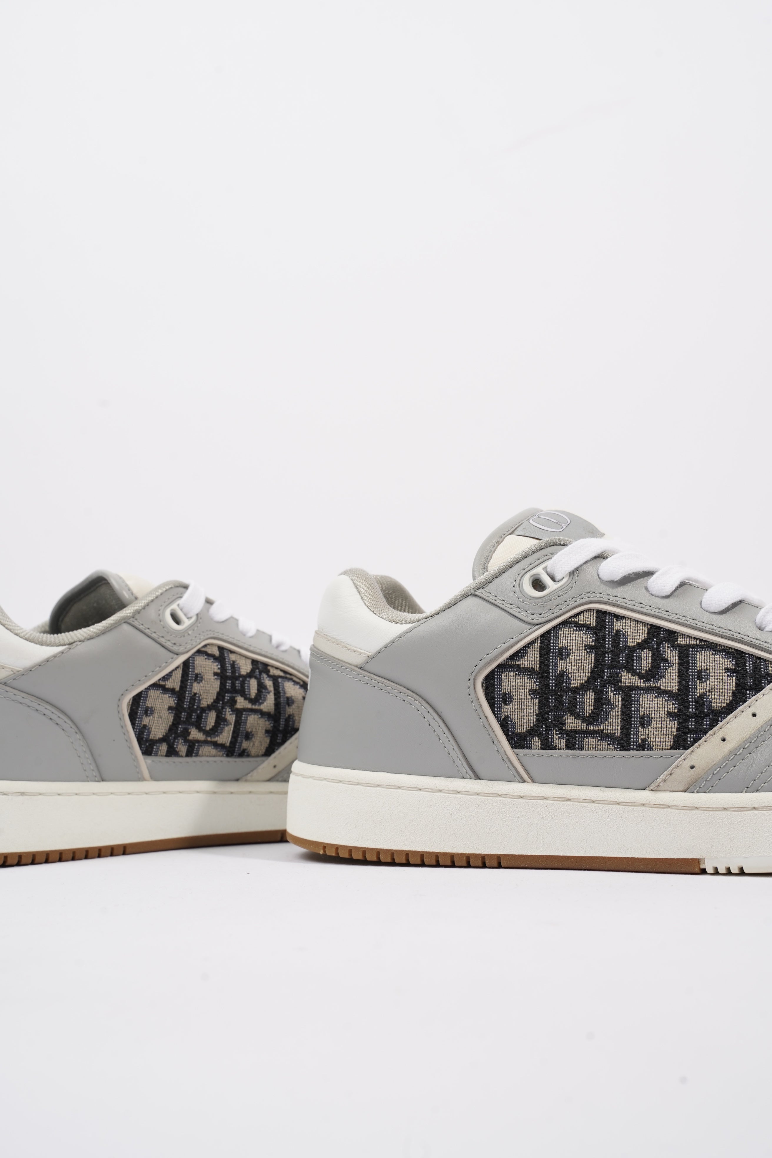 Christian Dior B27 Low-top White / Grey Leather EU 41 UK 7