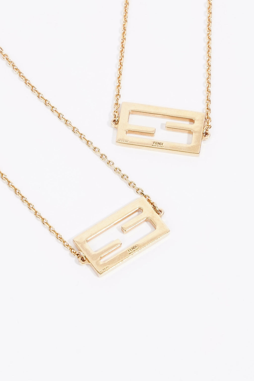 Fendi F Is Fendi Double Bracelet Gold Gold Plated