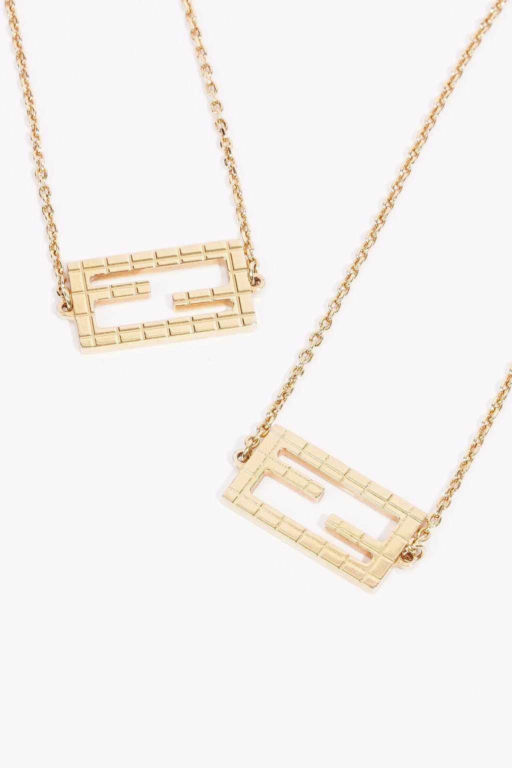Fendi F Is Fendi Double Bracelet Gold Gold Plated