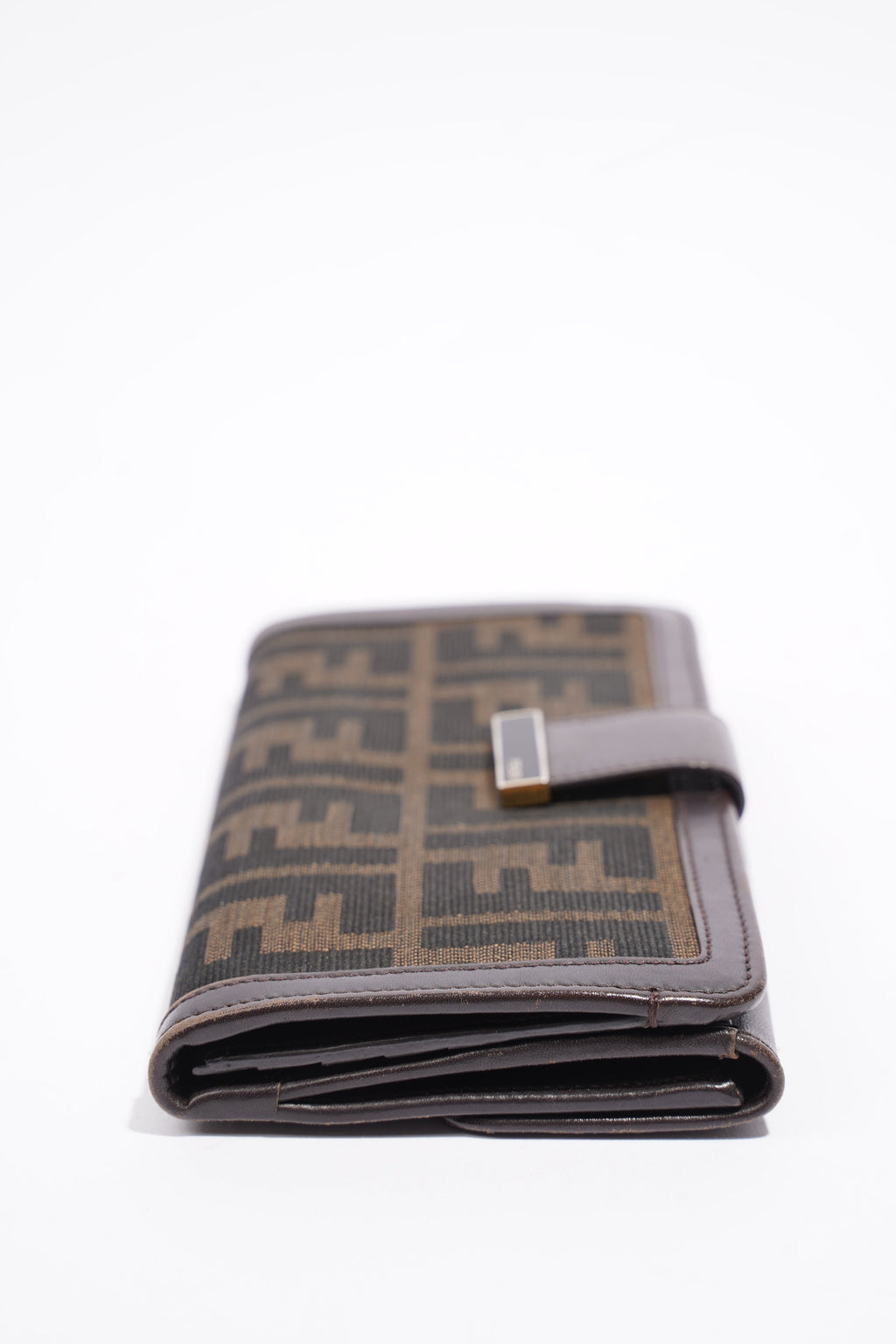 Fendi Long Wallet Brown Canvas