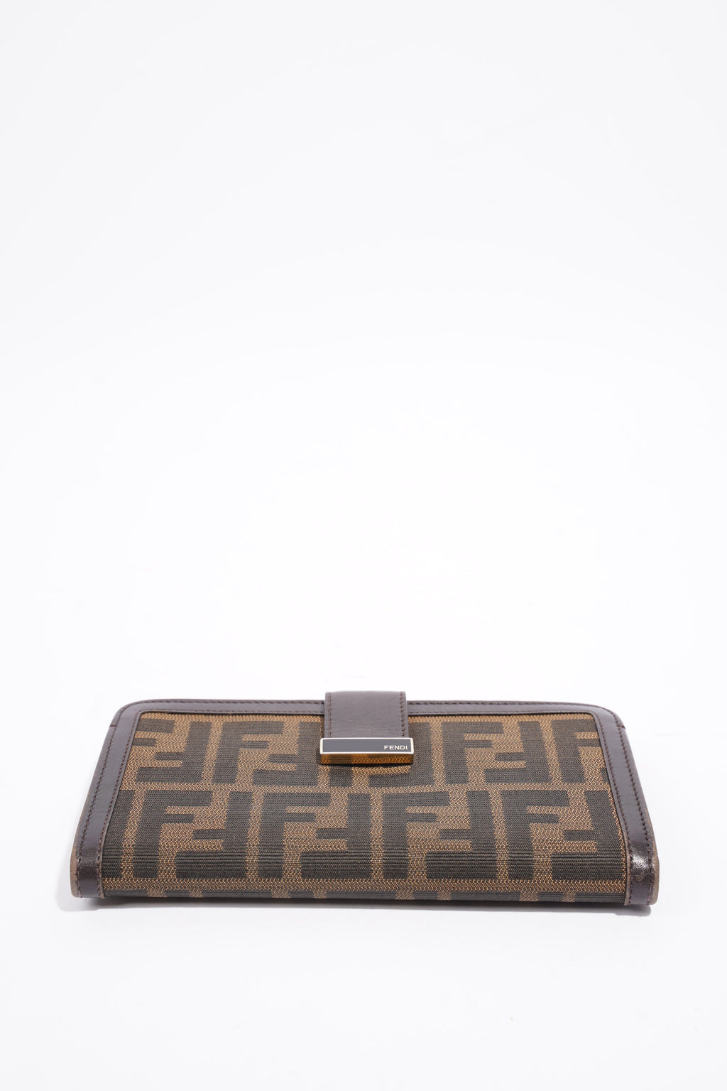 Fendi Long Wallet Brown Canvas