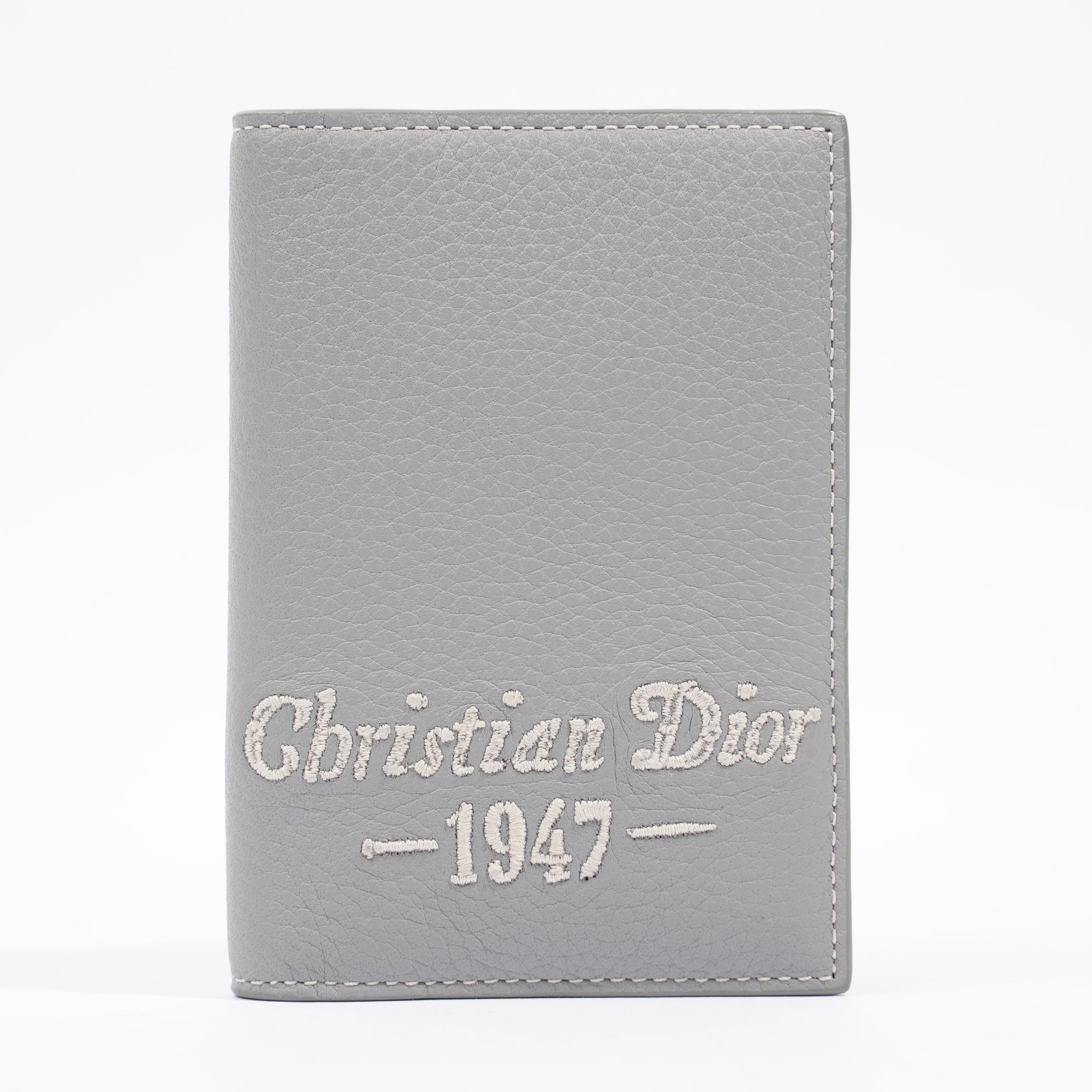 Christian Dior Pocket Organiser Grey Leather