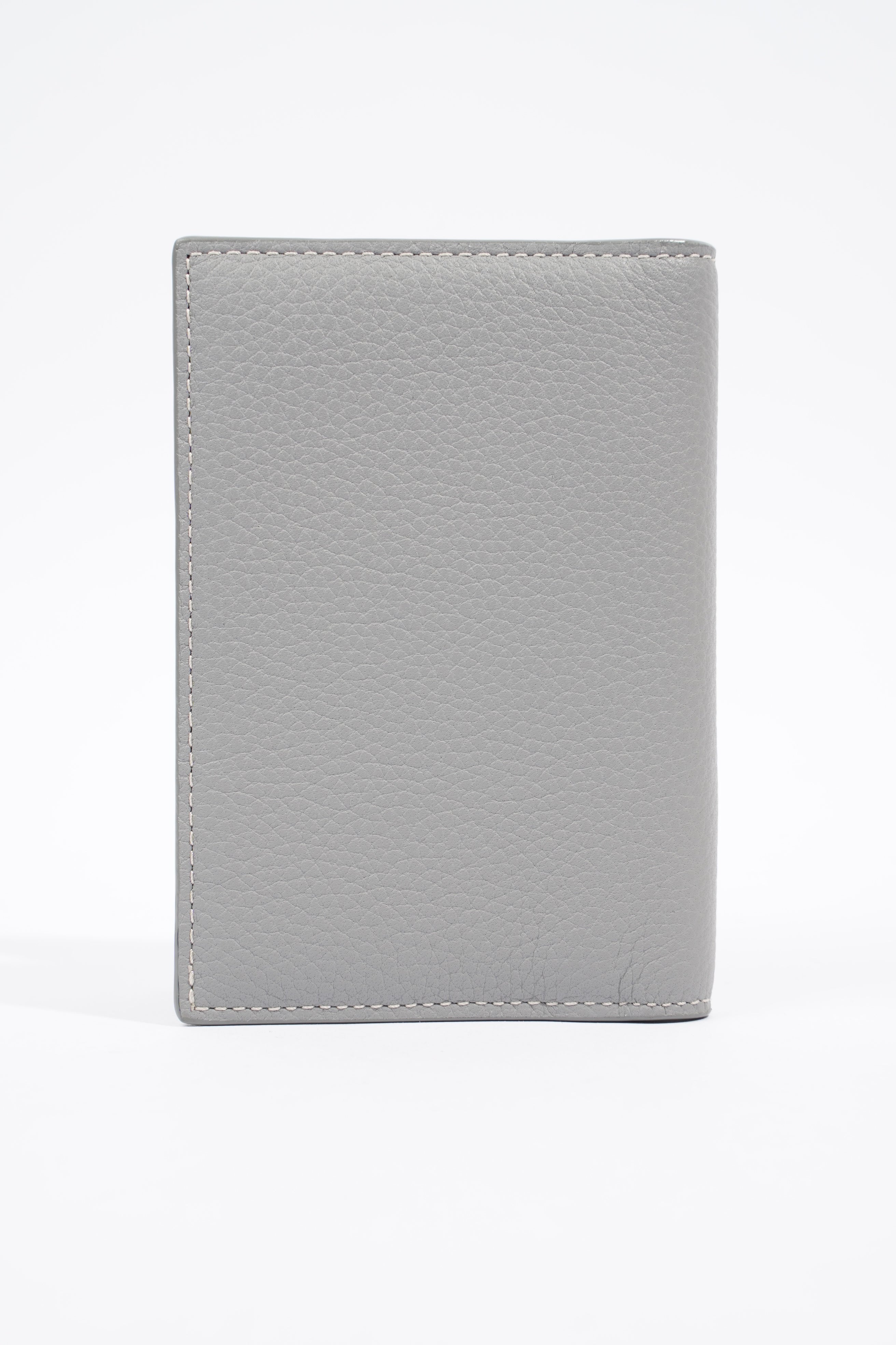 Christian Dior Pocket Organiser Grey Leather