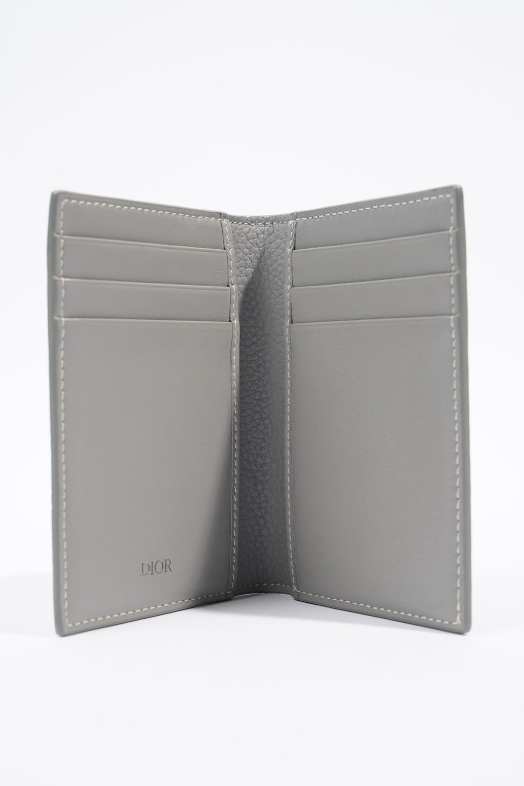Christian Dior Pocket Organiser Grey Leather