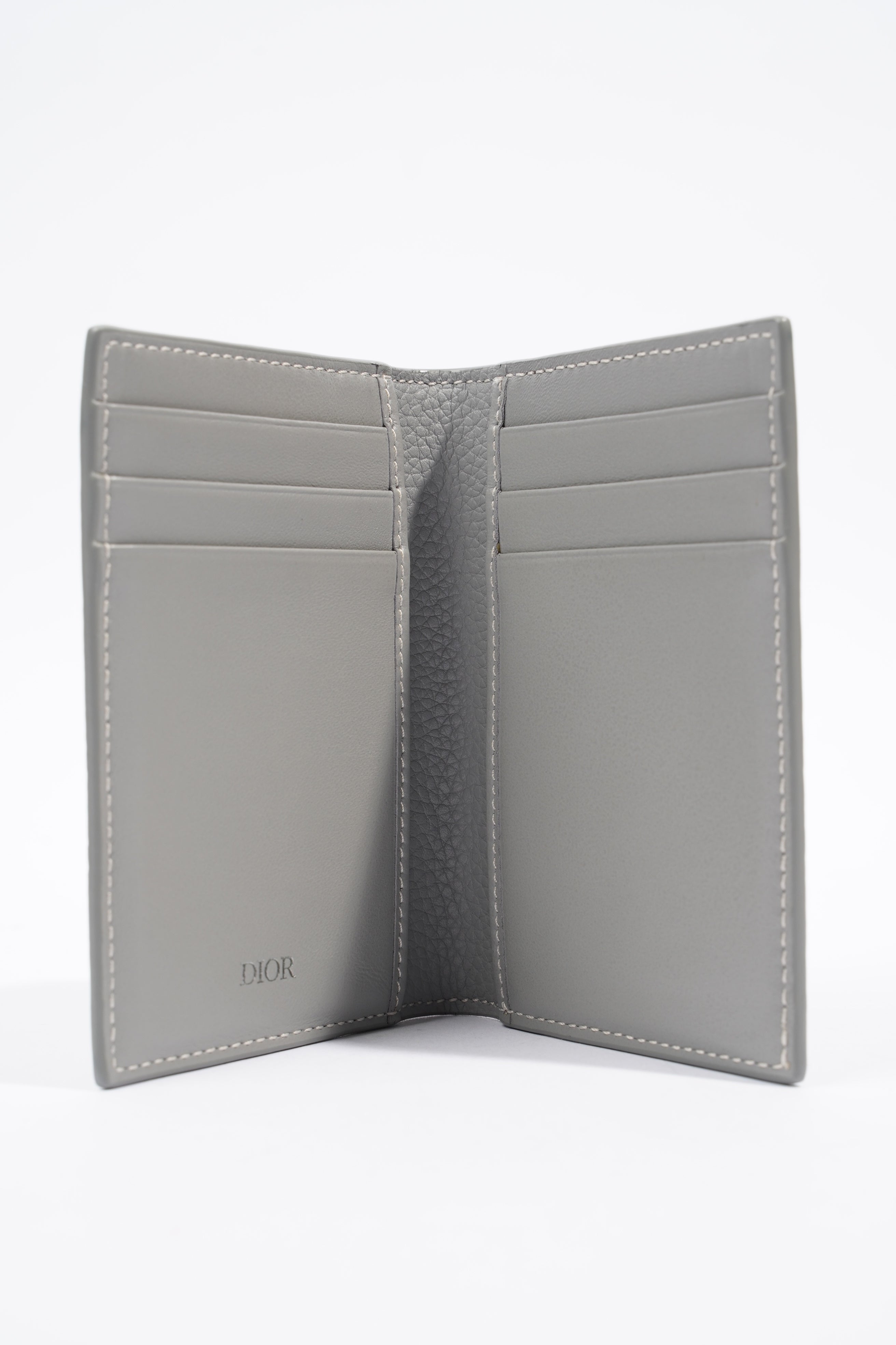 Christian Dior Pocket Organiser Grey Leather