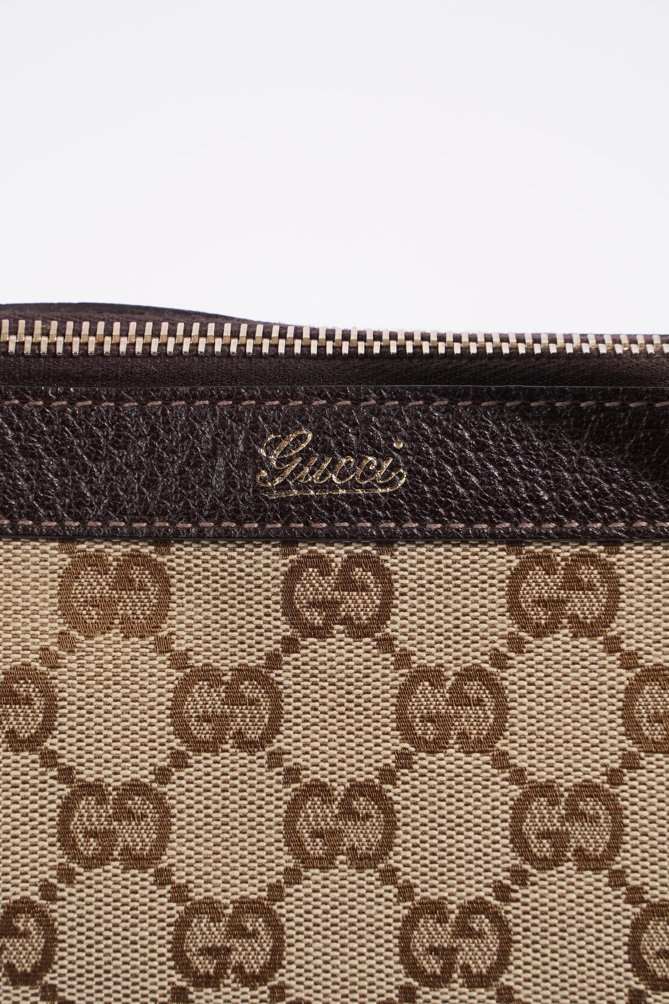 Gucci Abbey GG Tote GG Supreme / Brown Leather Canvas
