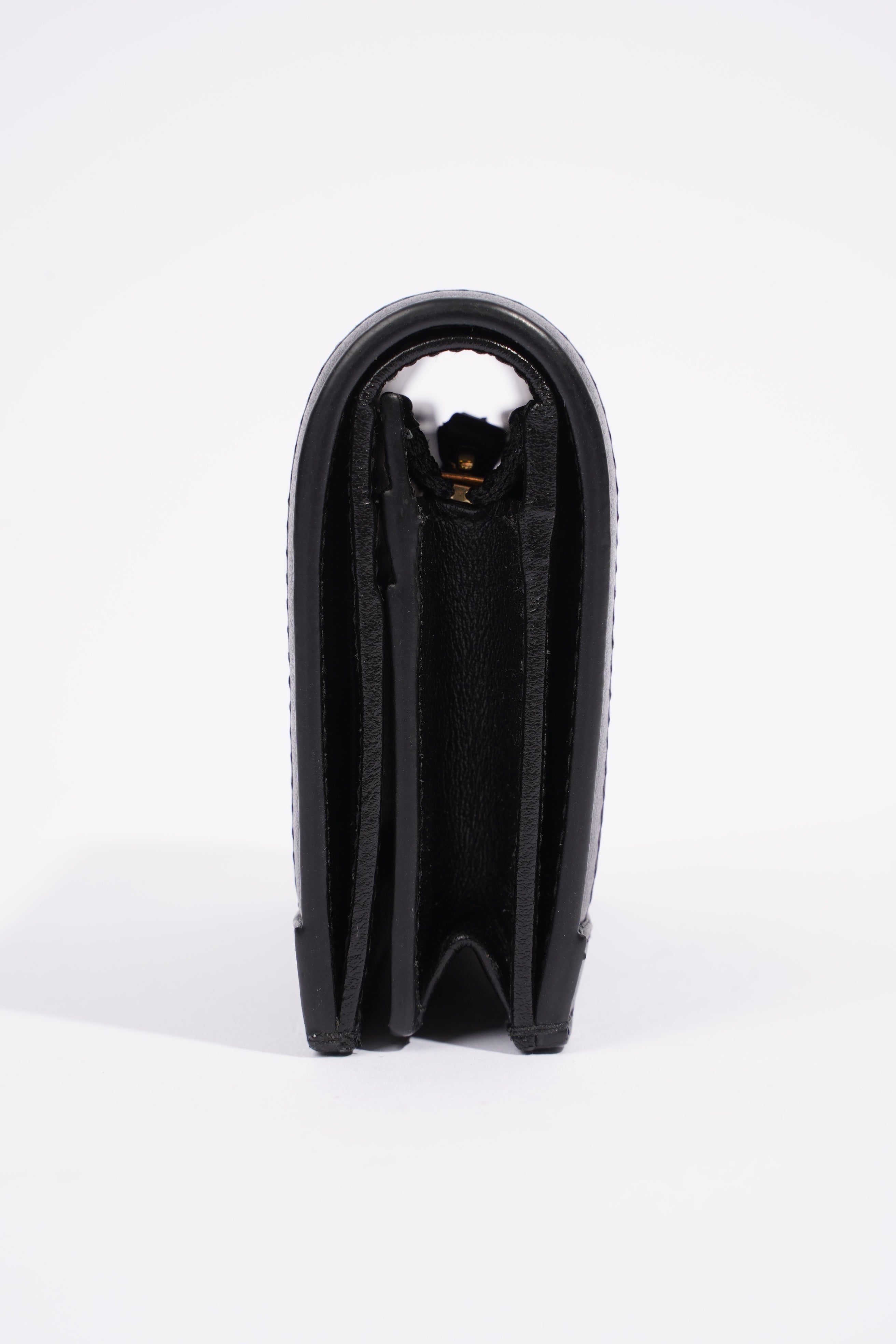 Gucci GG Matelasse Card Case Black Matelasse Leather