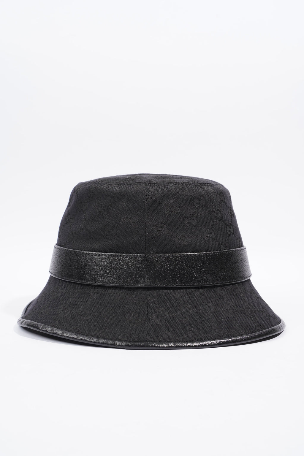 Gucci GG Bucket Hat Black GG Supreme Canvas XL (60cm)