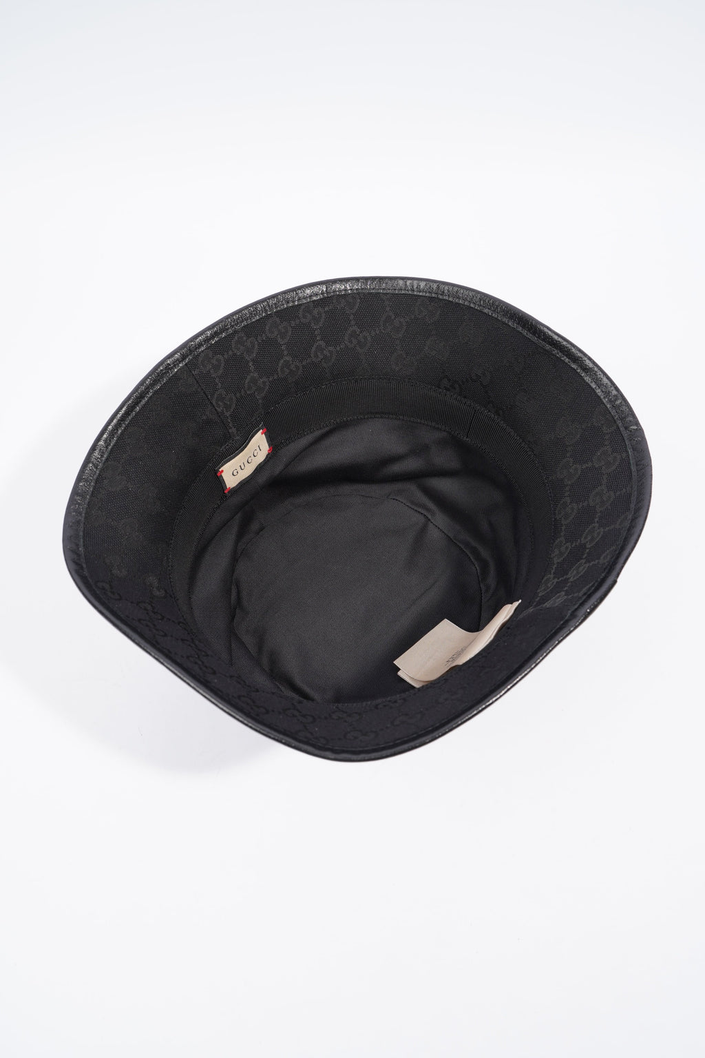 Gucci GG Bucket Hat Black GG Supreme Canvas XL (60cm)