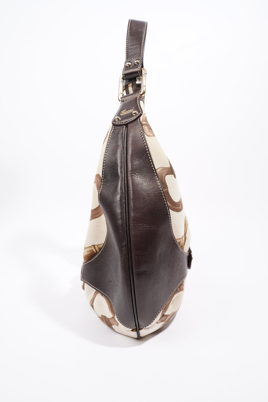 Gucci Horsebit Amalfi Cream / Brown Canvas