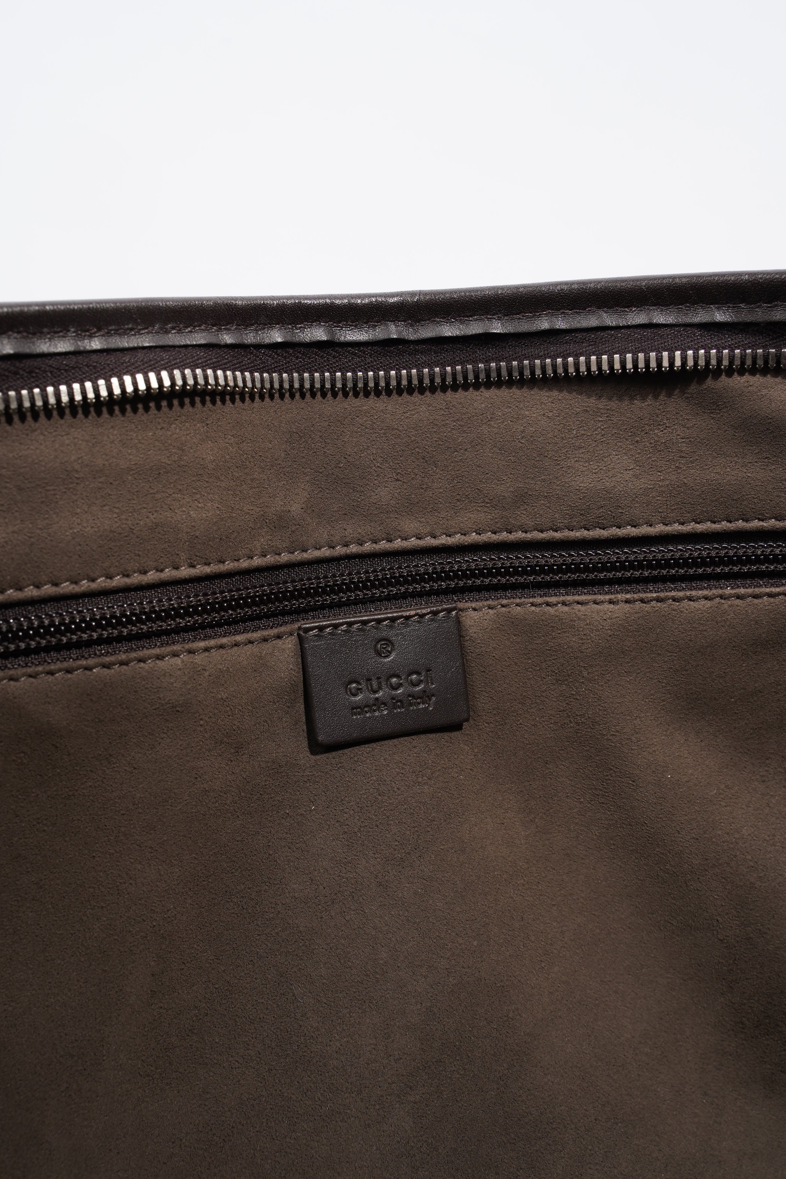 Gucci GG Zip Tote Beige And Ebony GG Supreme Coated Canvas Medium