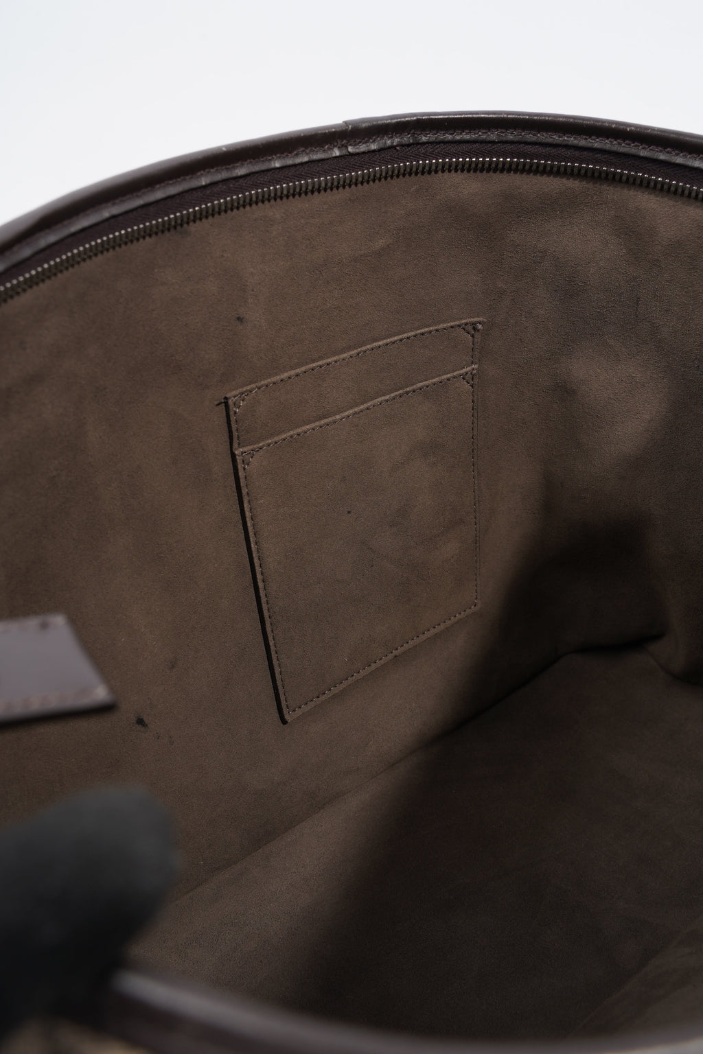 Gucci GG Zip Tote Beige And Ebony GG Supreme Coated Canvas Medium