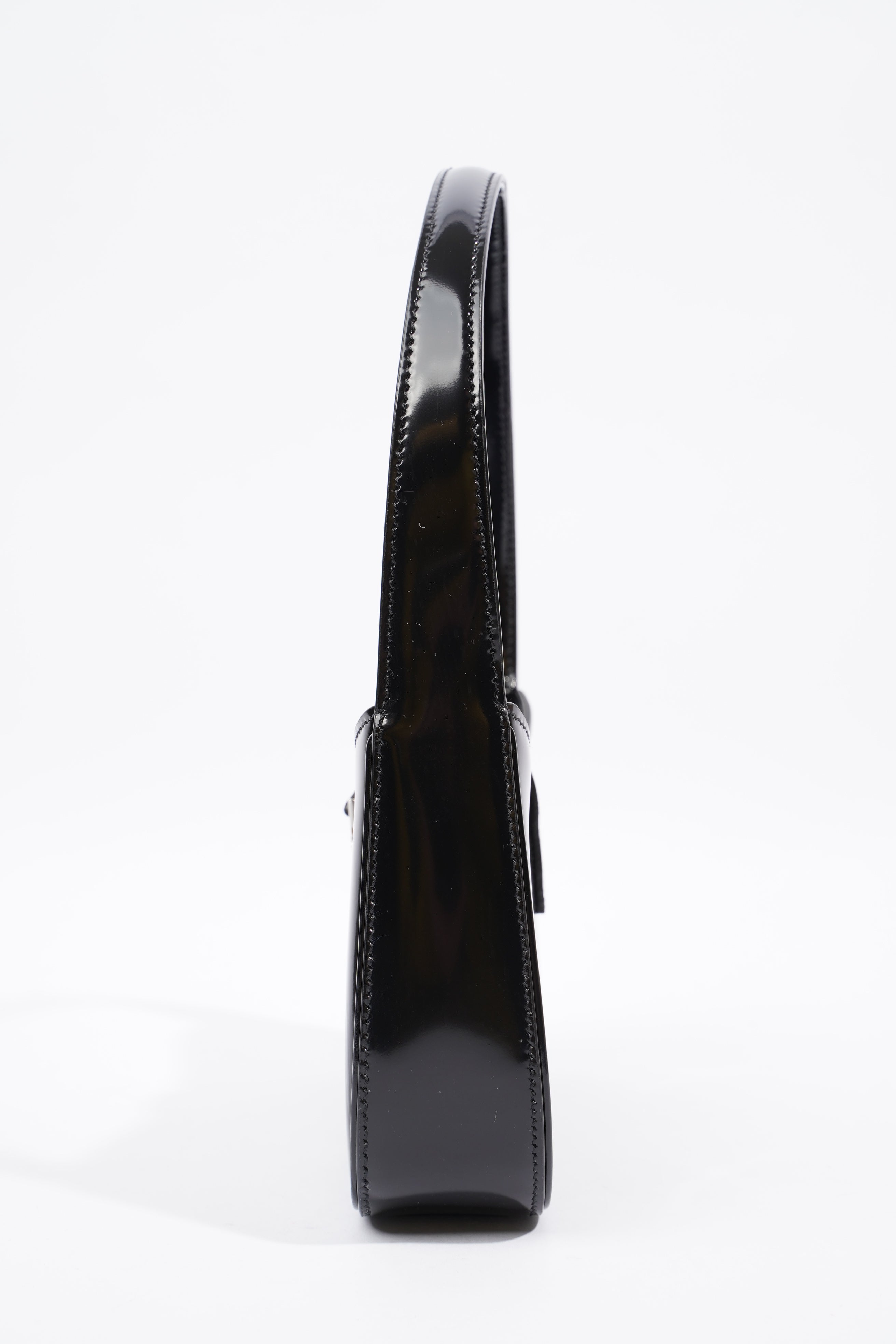 Saint Laurent Mini Le 5 A 7 Black Patent Leather