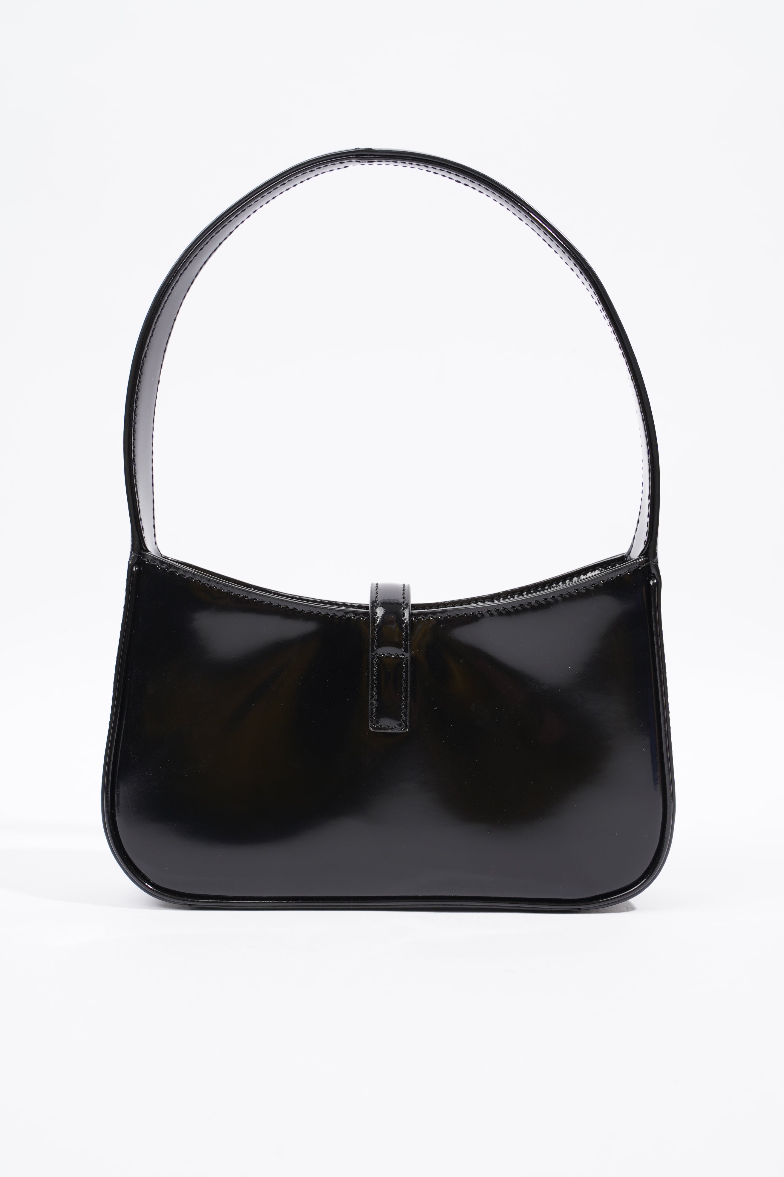 Saint Laurent Mini Le 5 A 7 Black Patent Leather