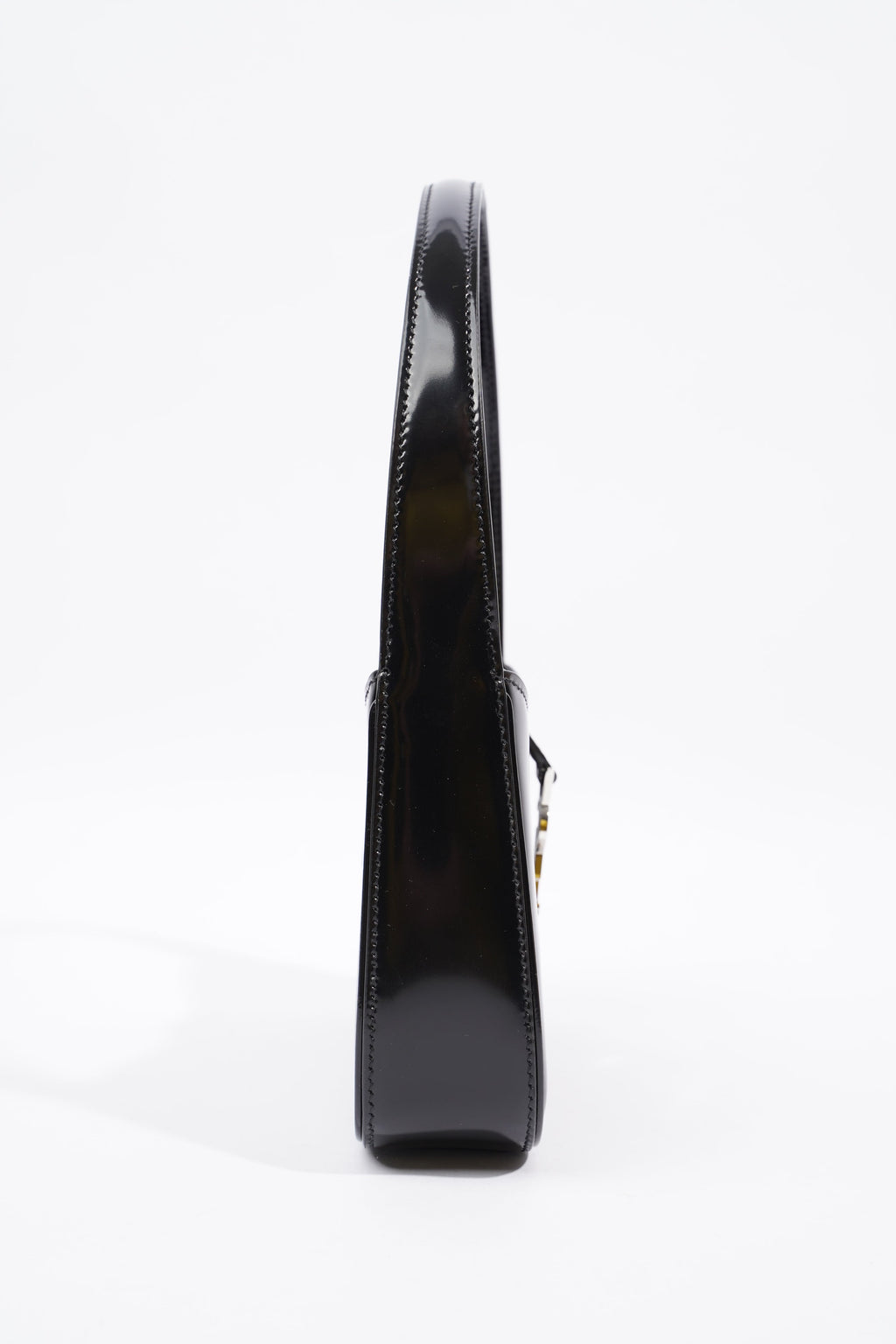 Saint Laurent Mini Le 5 A 7 Black Patent Leather