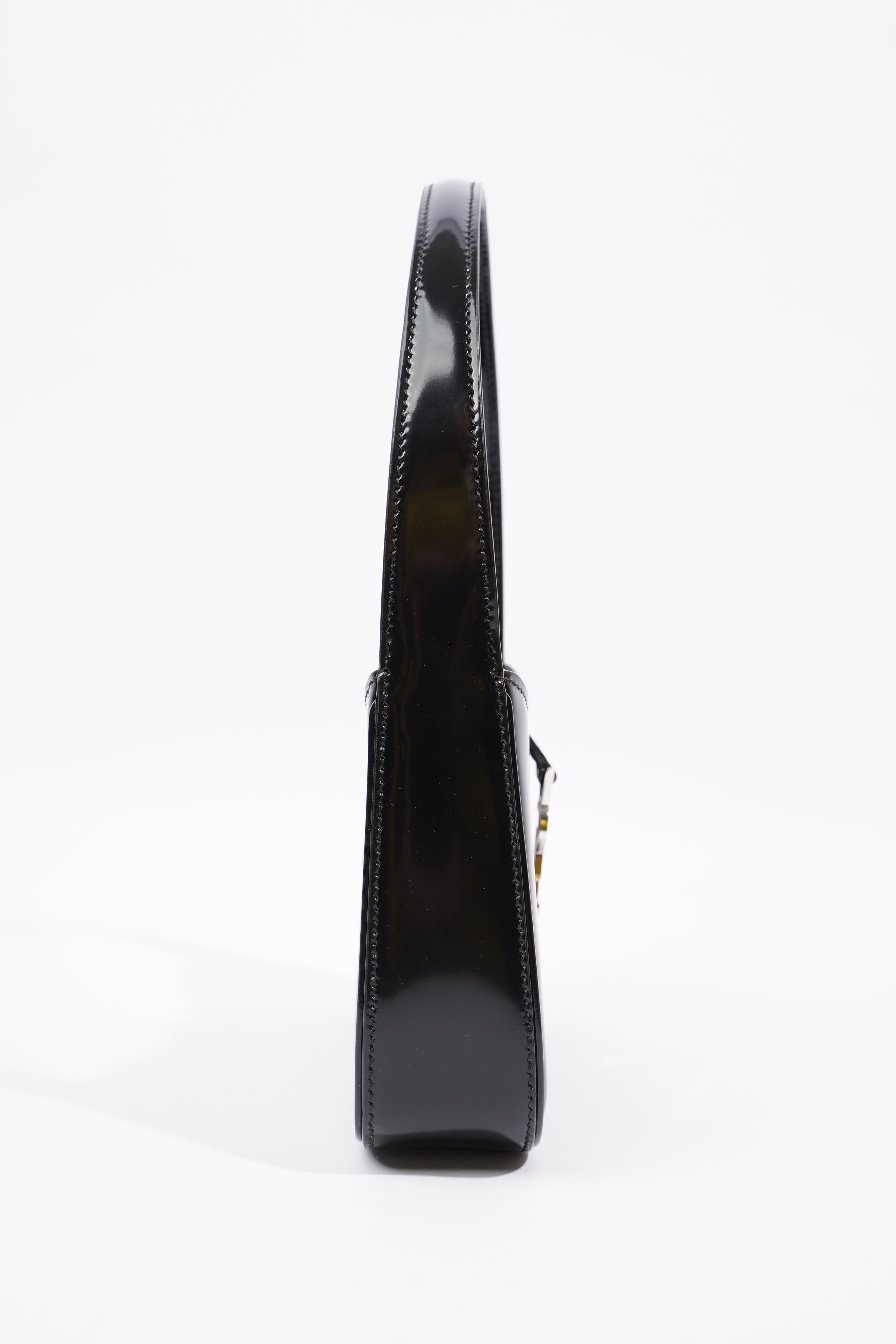 Saint Laurent Mini Le 5 A 7 Black Patent Leather