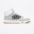 Christian Dior B27 White / Grey / Navy Oblique Leather EU 41 UK 7