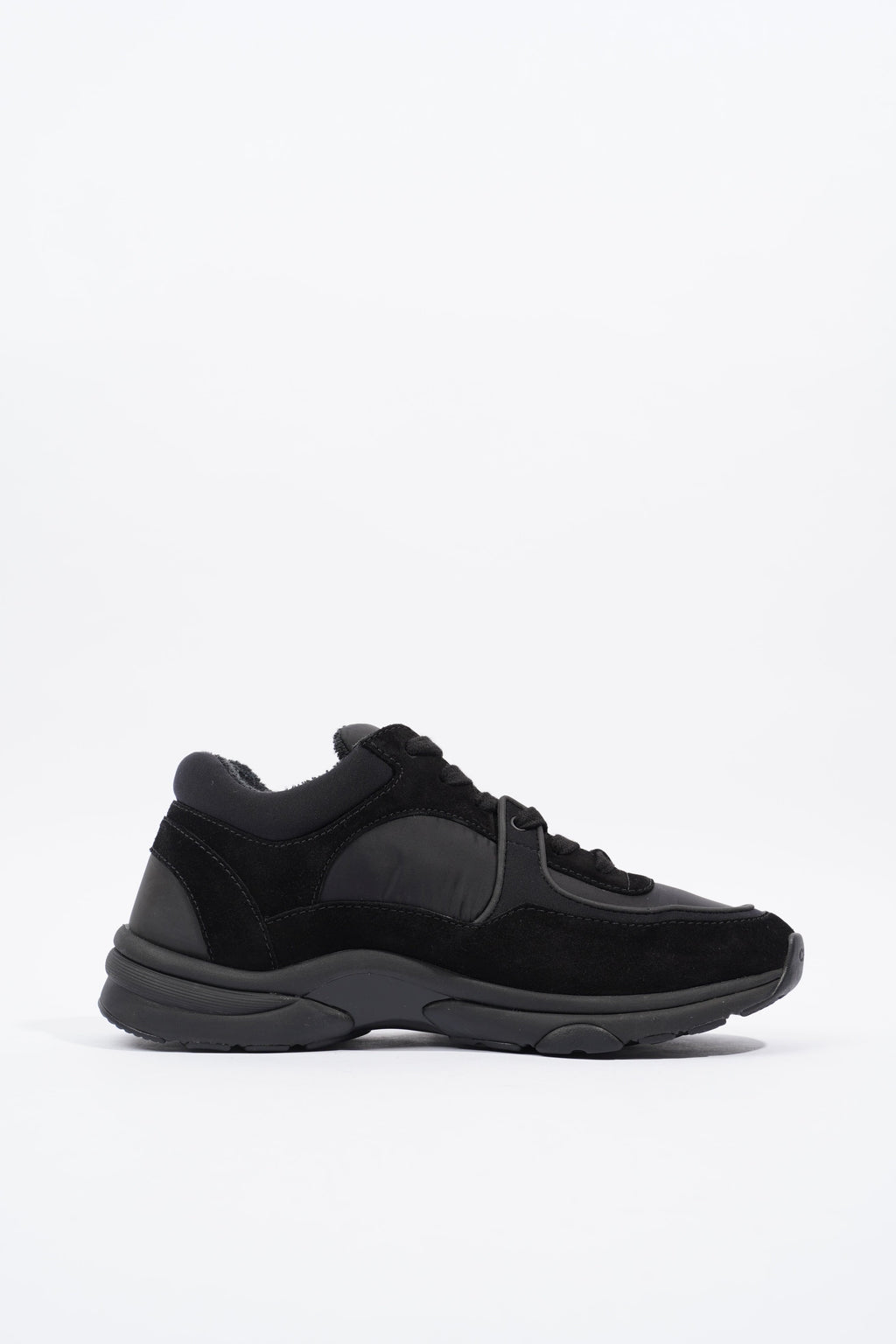 Chanel CC Logo Sneaker Black Re Nylon EU 38 UK 5