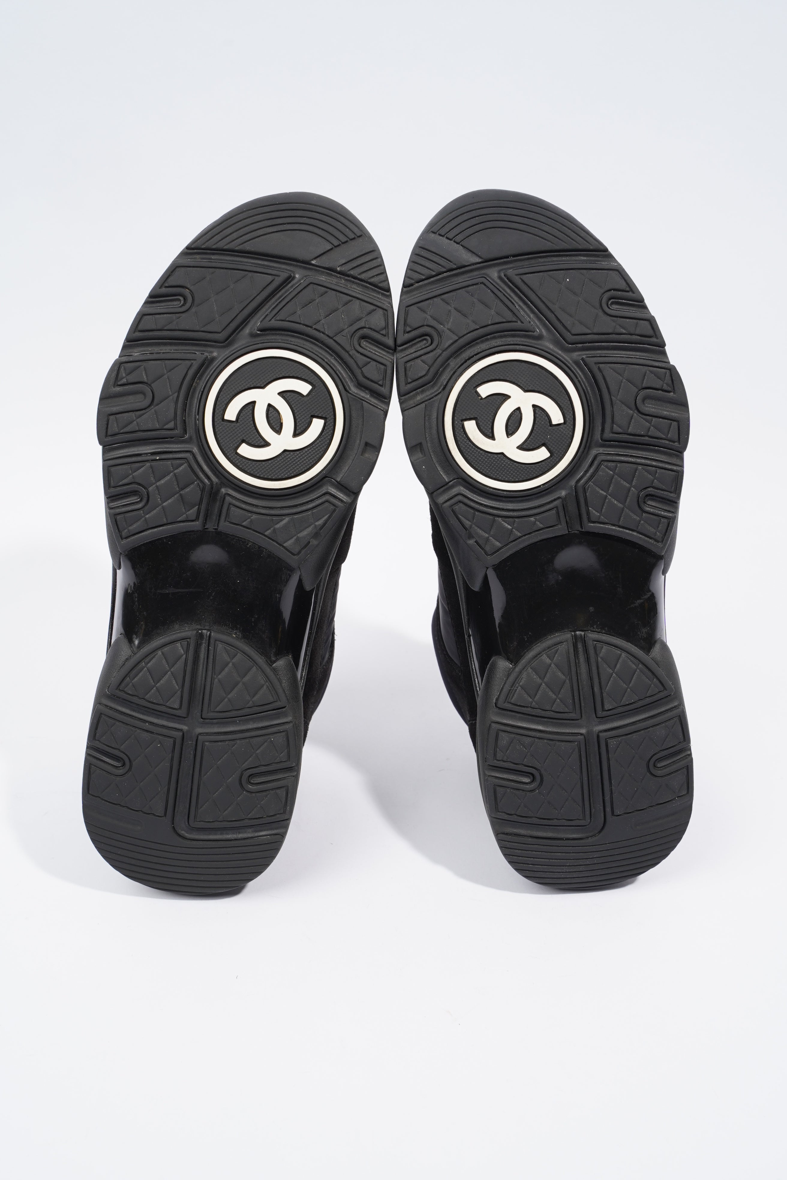 Chanel CC Logo Sneaker Black Re Nylon EU 38 UK 5