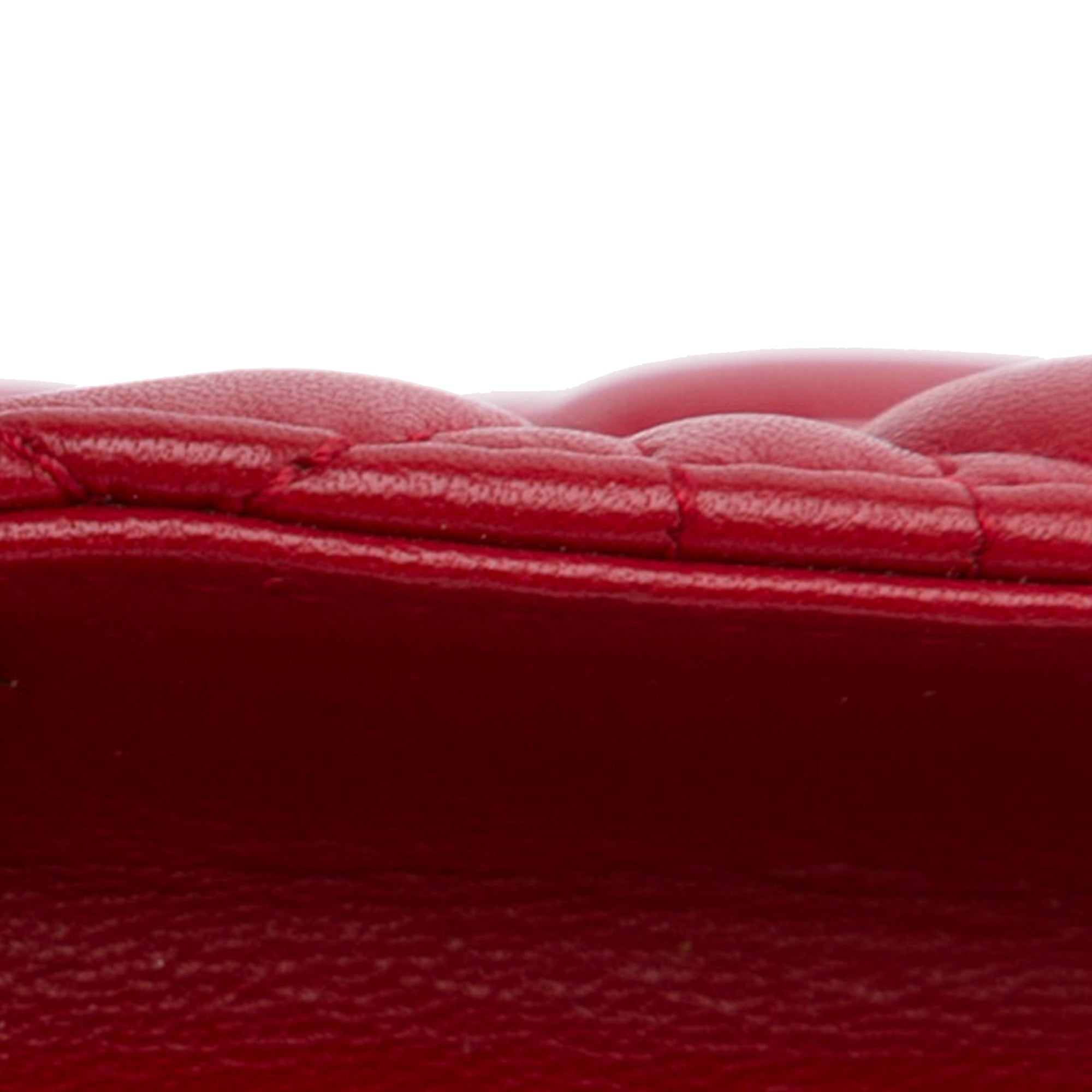 Dior Lady Dior Medium Red Cannage Quilted Leather