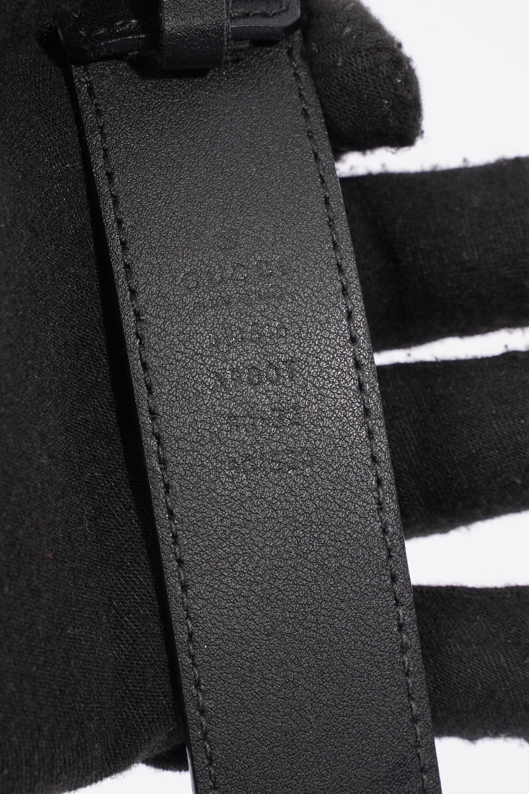 Gucci Marmont Belt Black Leather 70cm