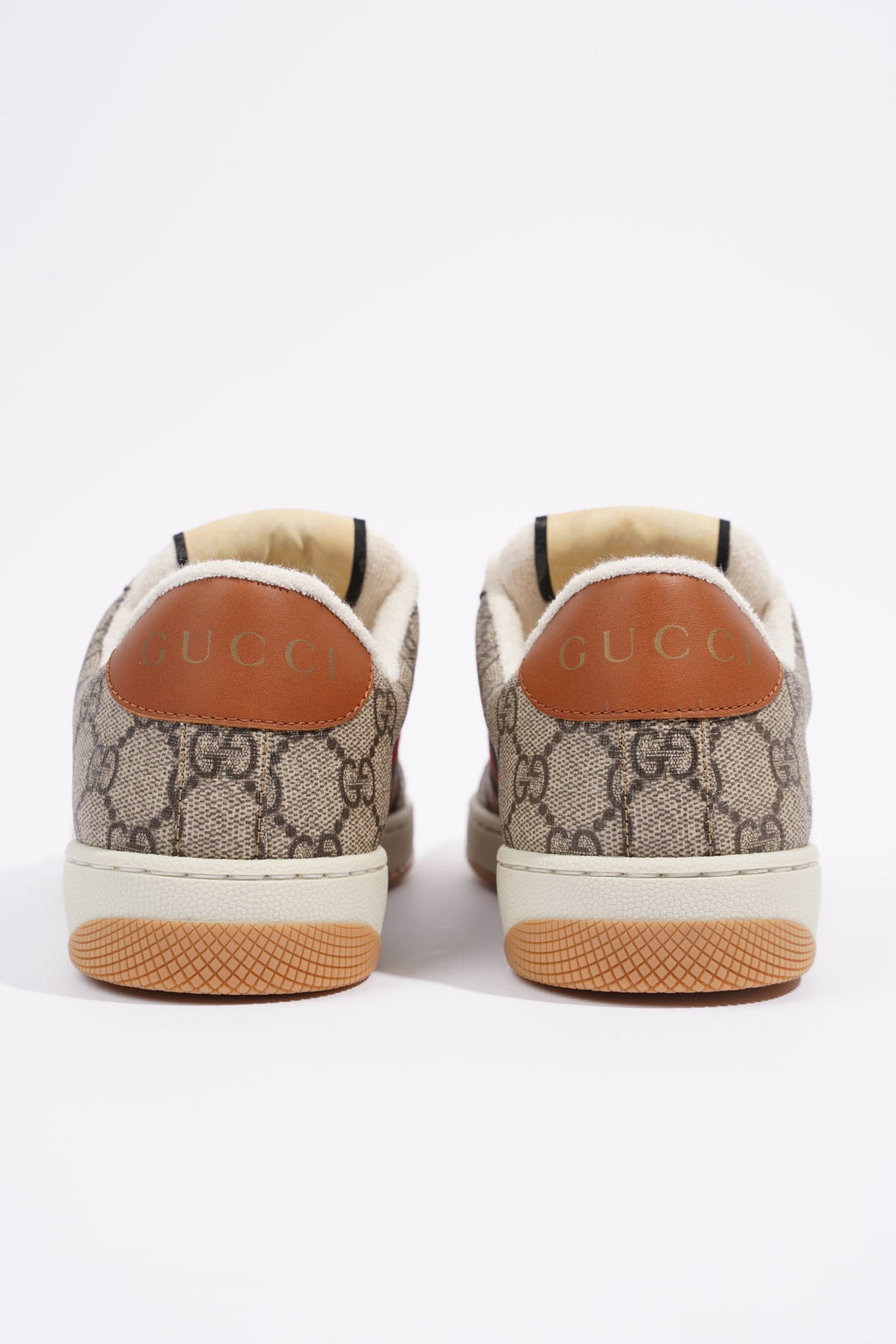 Gucci Screener Beige Monogram / Red Monogram / Brown Canvas EU 37 UK 4