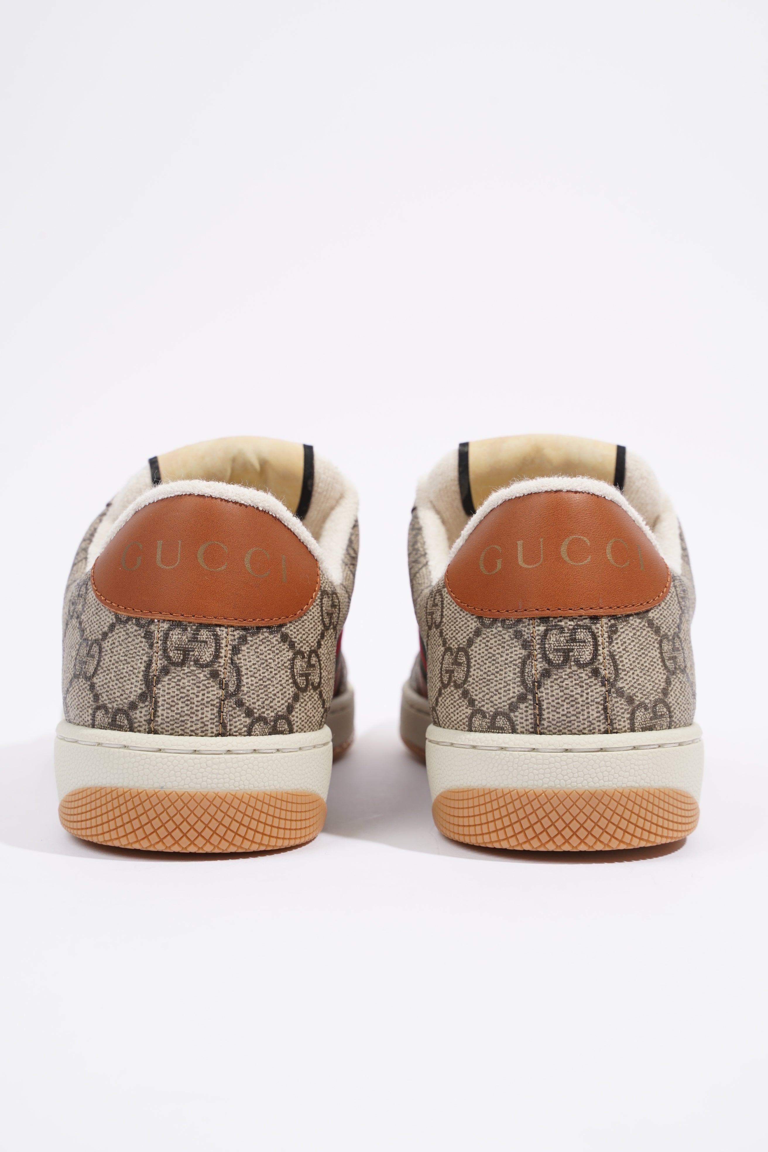 Gucci Screener Beige Monogram / Red Monogram / Brown Canvas EU 37 UK 4