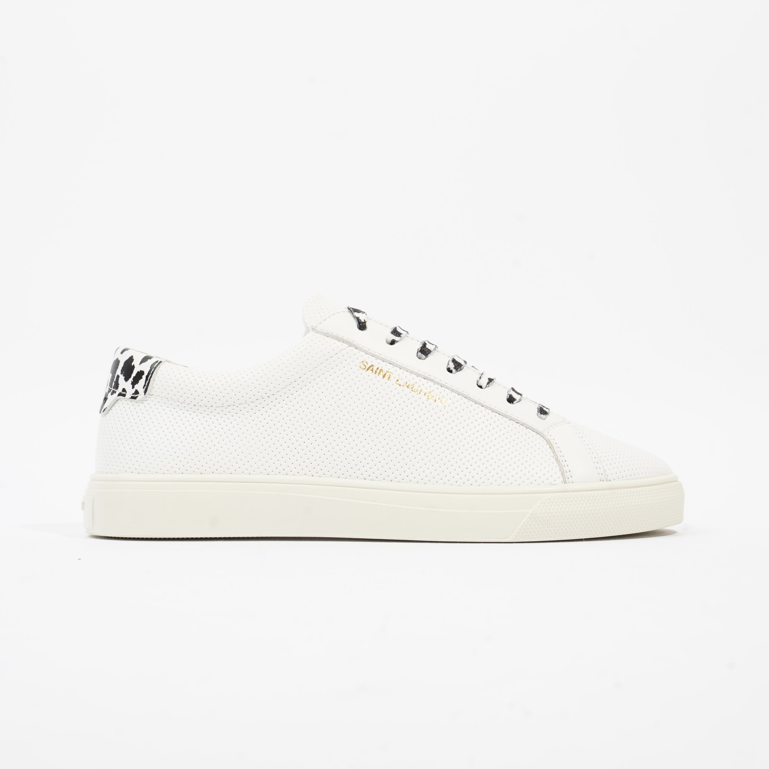 Saint Laurent Low Top Sneaker White Leather EU 36 UK 3