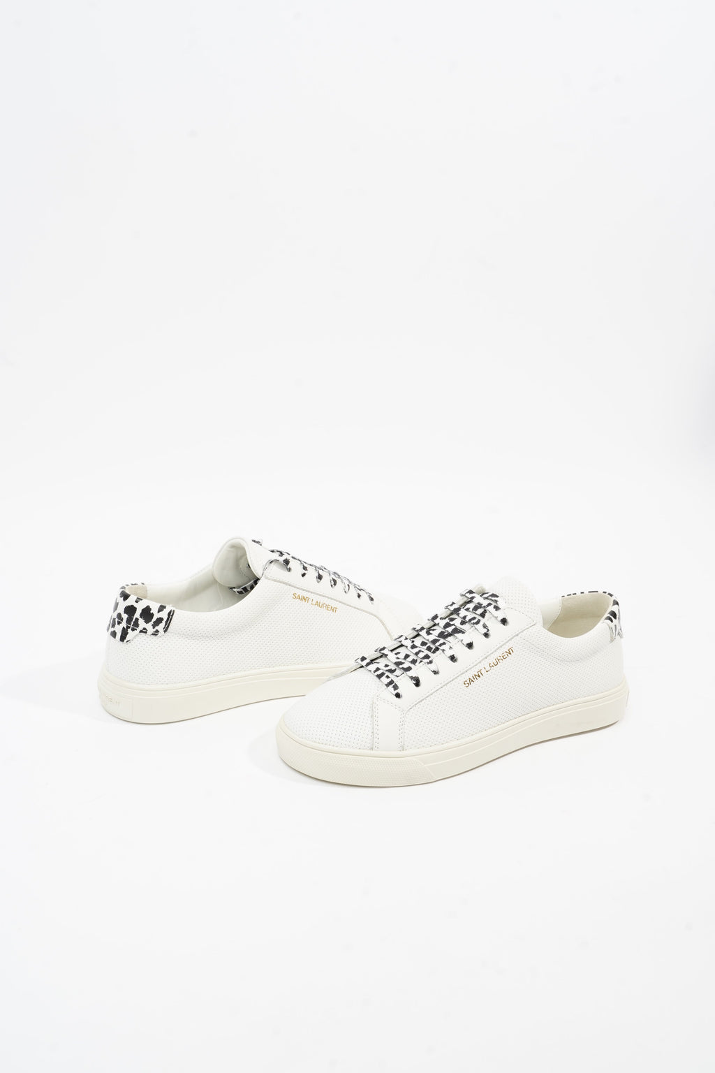 Saint Laurent Low Top Sneaker White Leather EU 36 UK 3