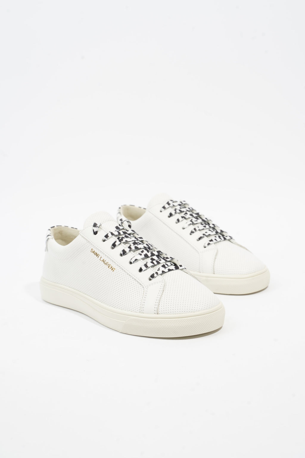 Saint Laurent Low Top Sneaker White Leather EU 36 UK 3