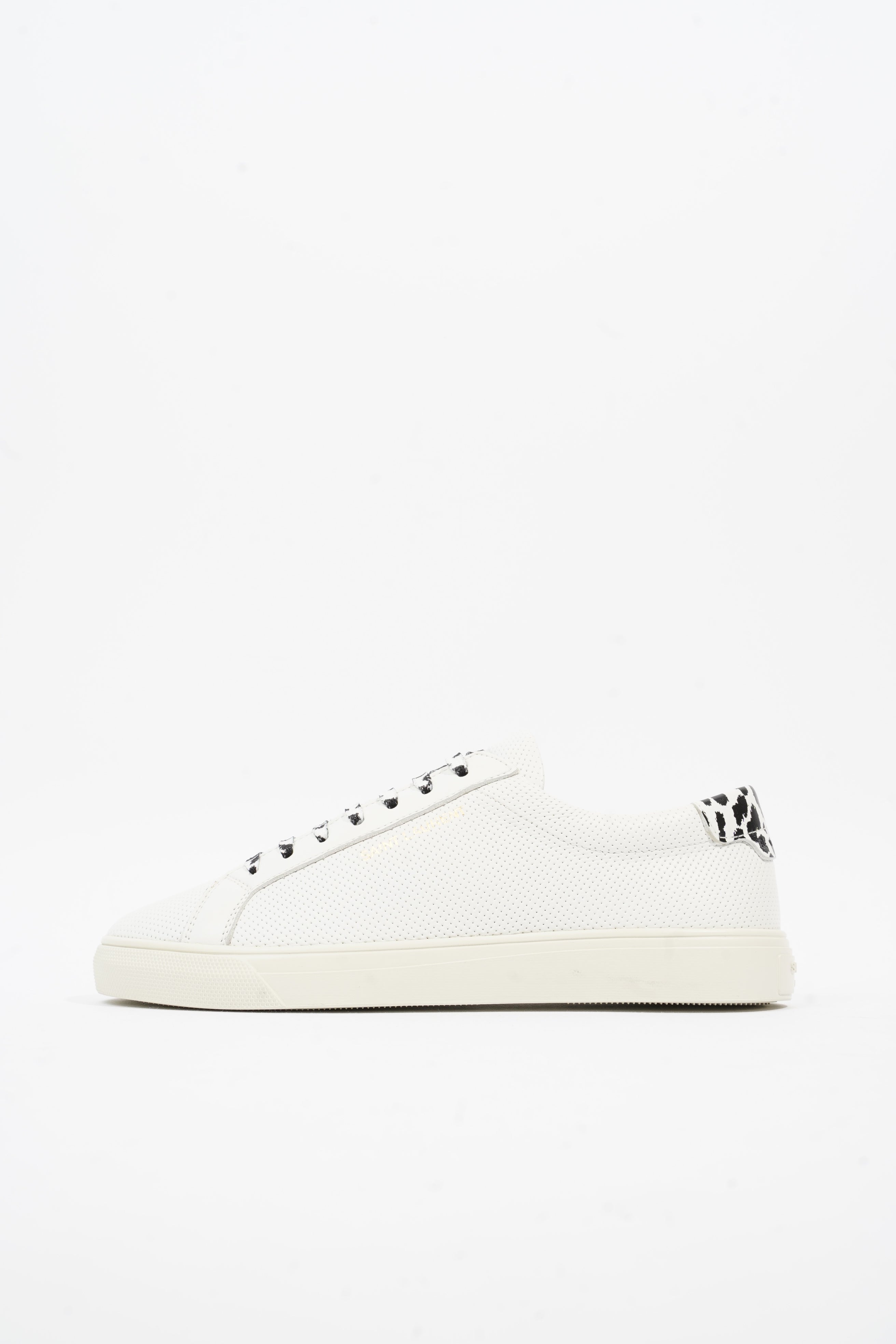 Saint Laurent Low Top Sneaker White Leather EU 36 UK 3