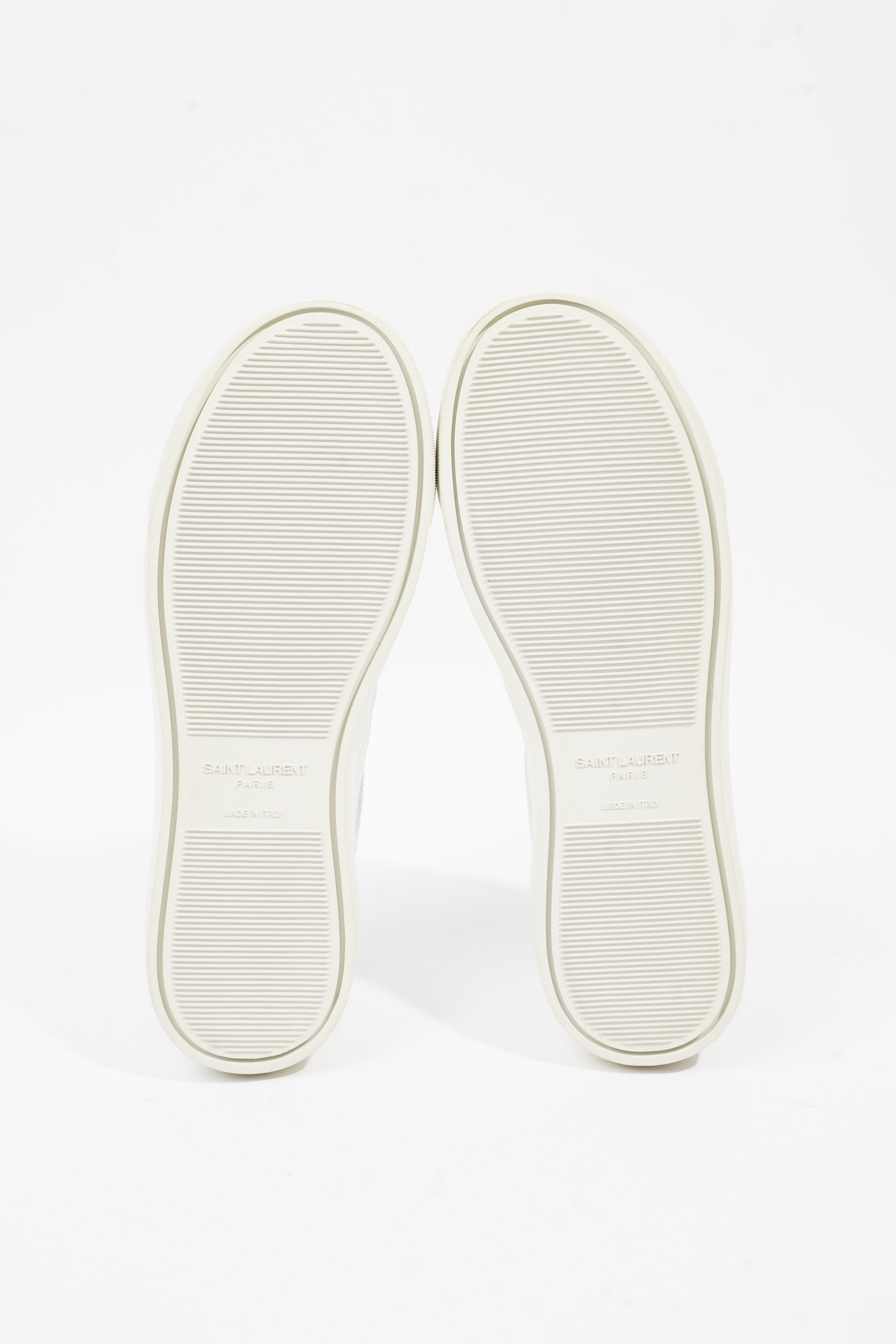 Saint Laurent Low Top Sneaker White Leather EU 36 UK 3