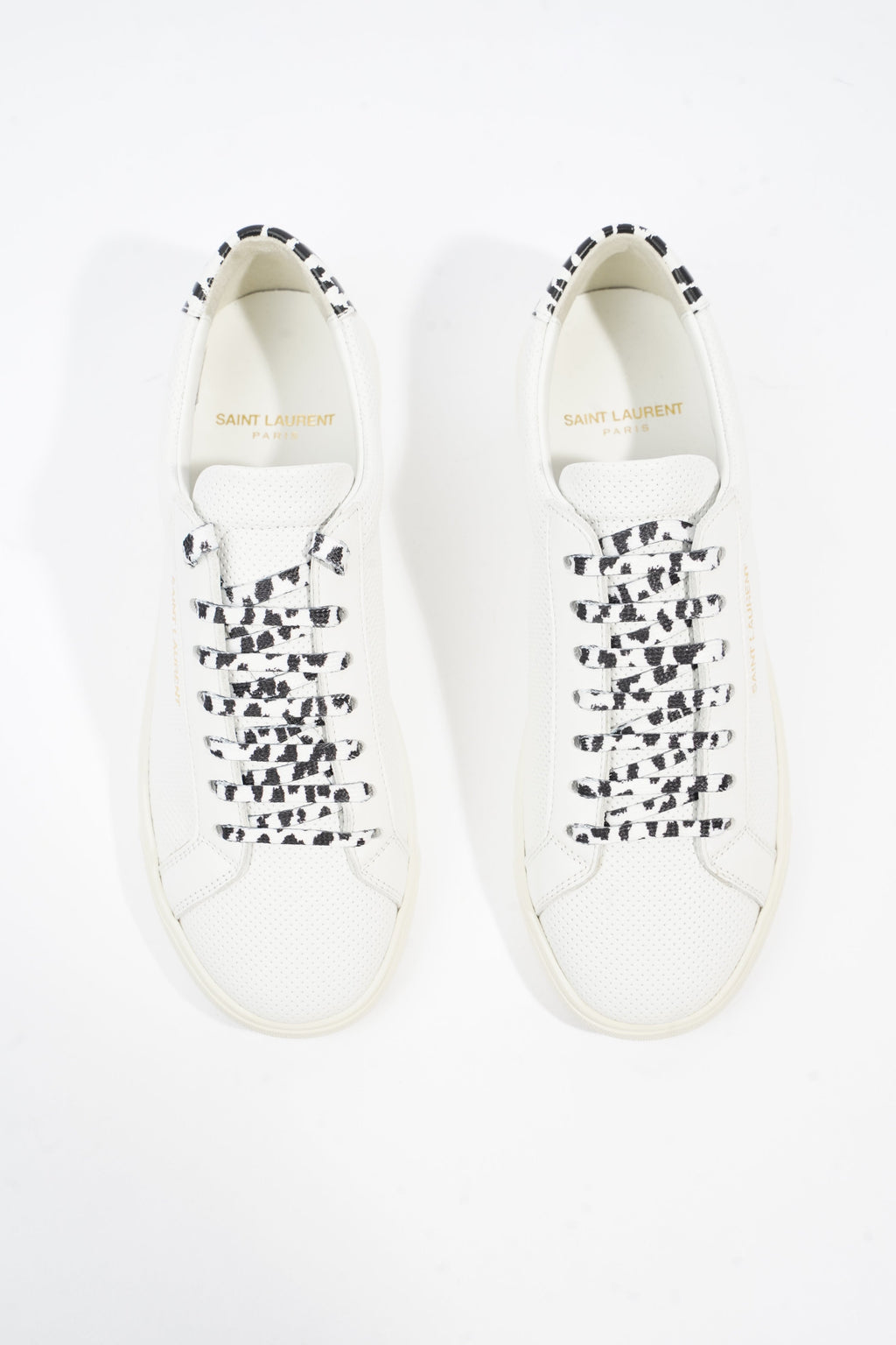 Saint Laurent Low Top Sneaker White Leather EU 36 UK 3