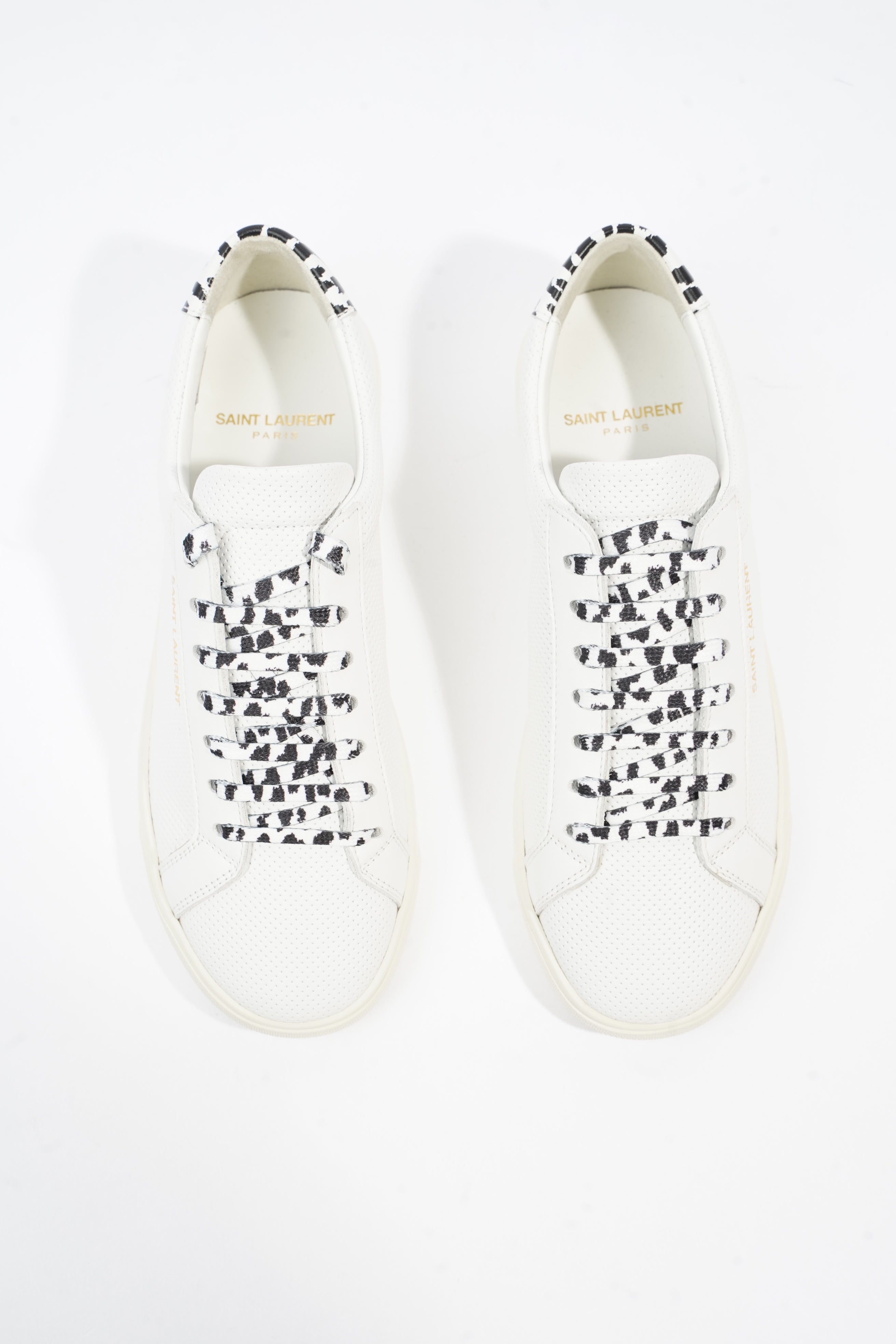 Saint Laurent Low Top Sneaker White Leather EU 36 UK 3
