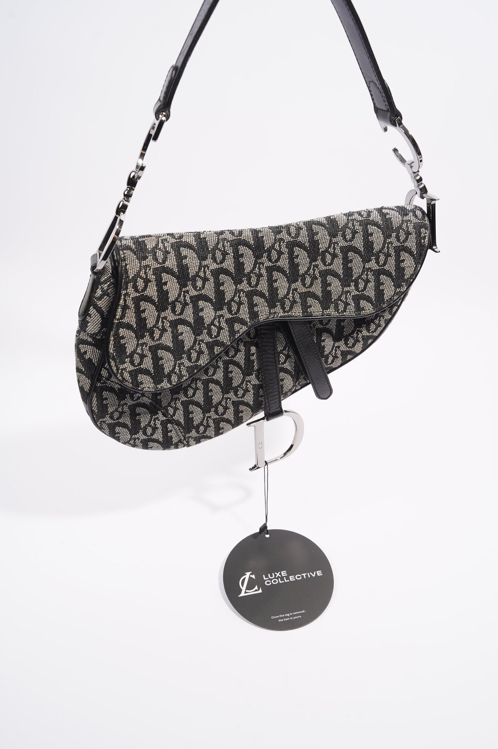 Christian Dior Saddle Bag Oblique Canvas